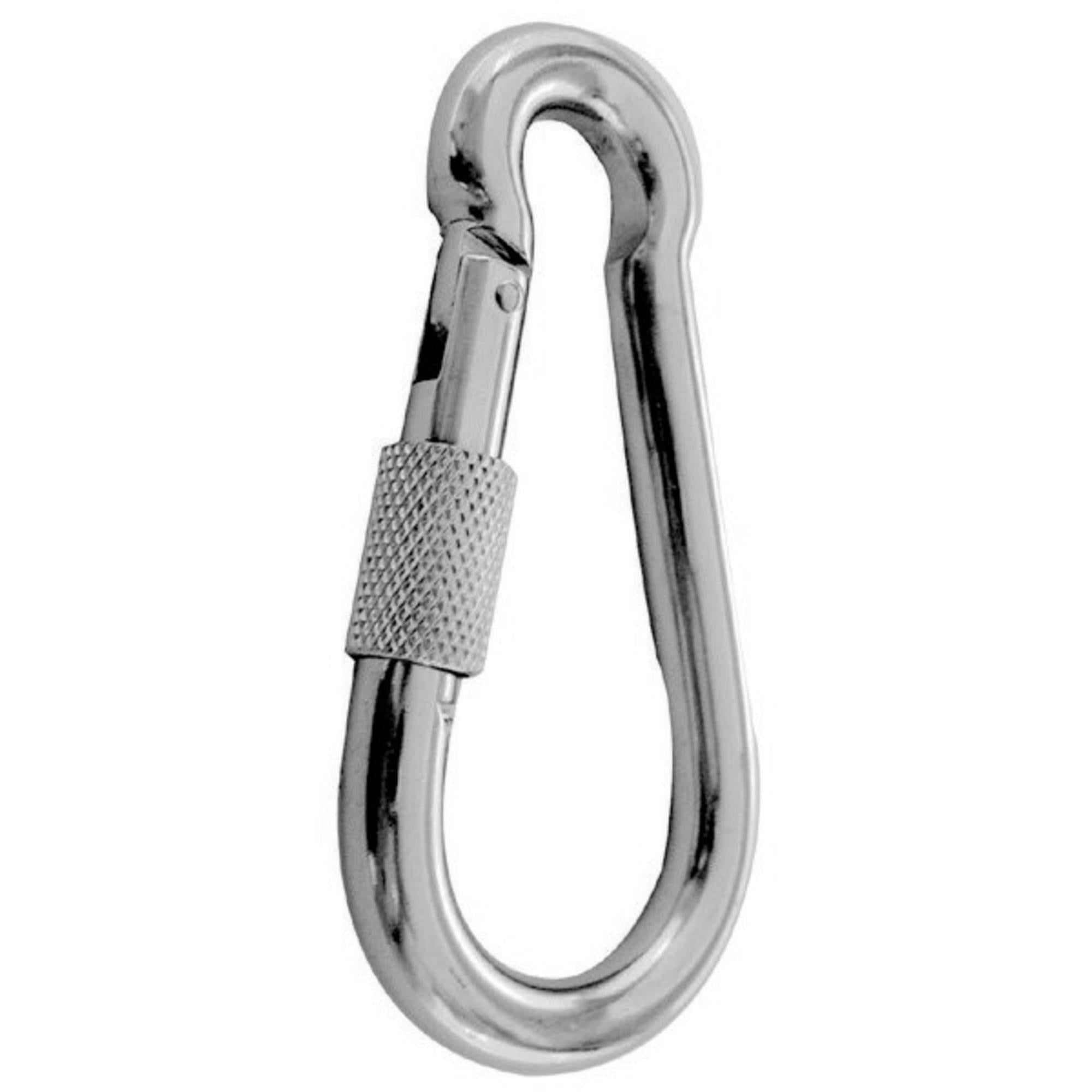 Schraubkarabiner - Edelstahl Rostfrei