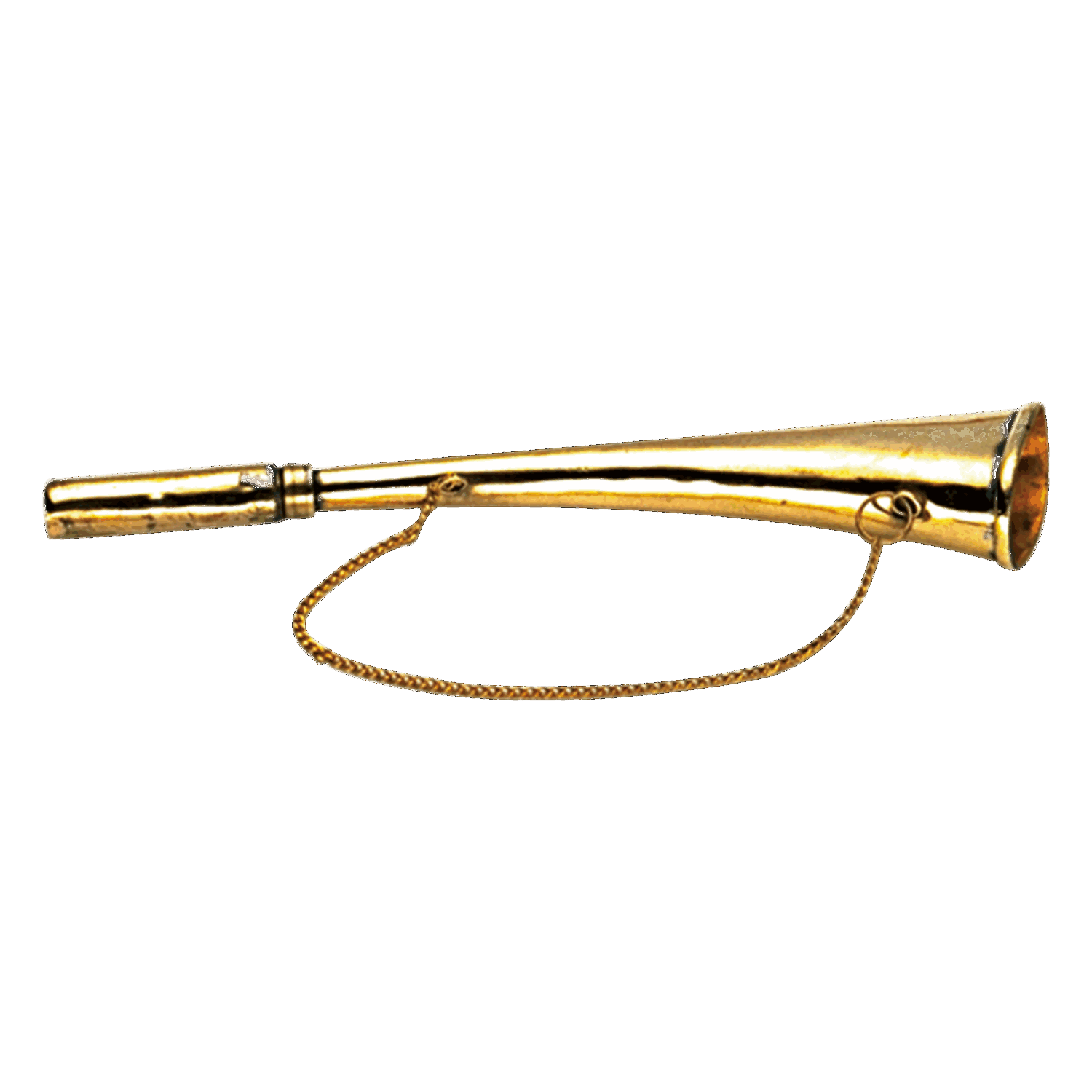 Signalhorn gebogen - Messing