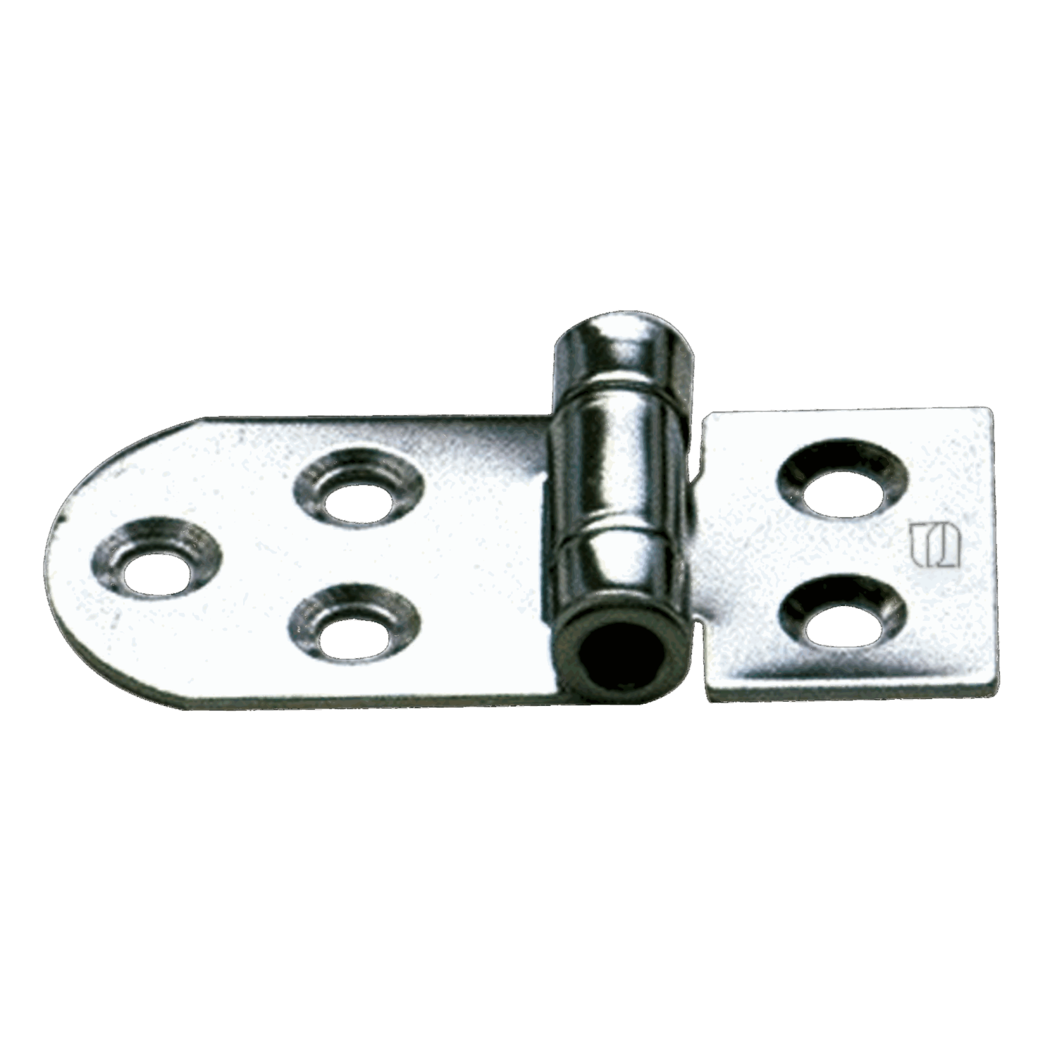 Scharnier 6 Bohrungen - Edelstahl rostfrei, 80 x 30 mm