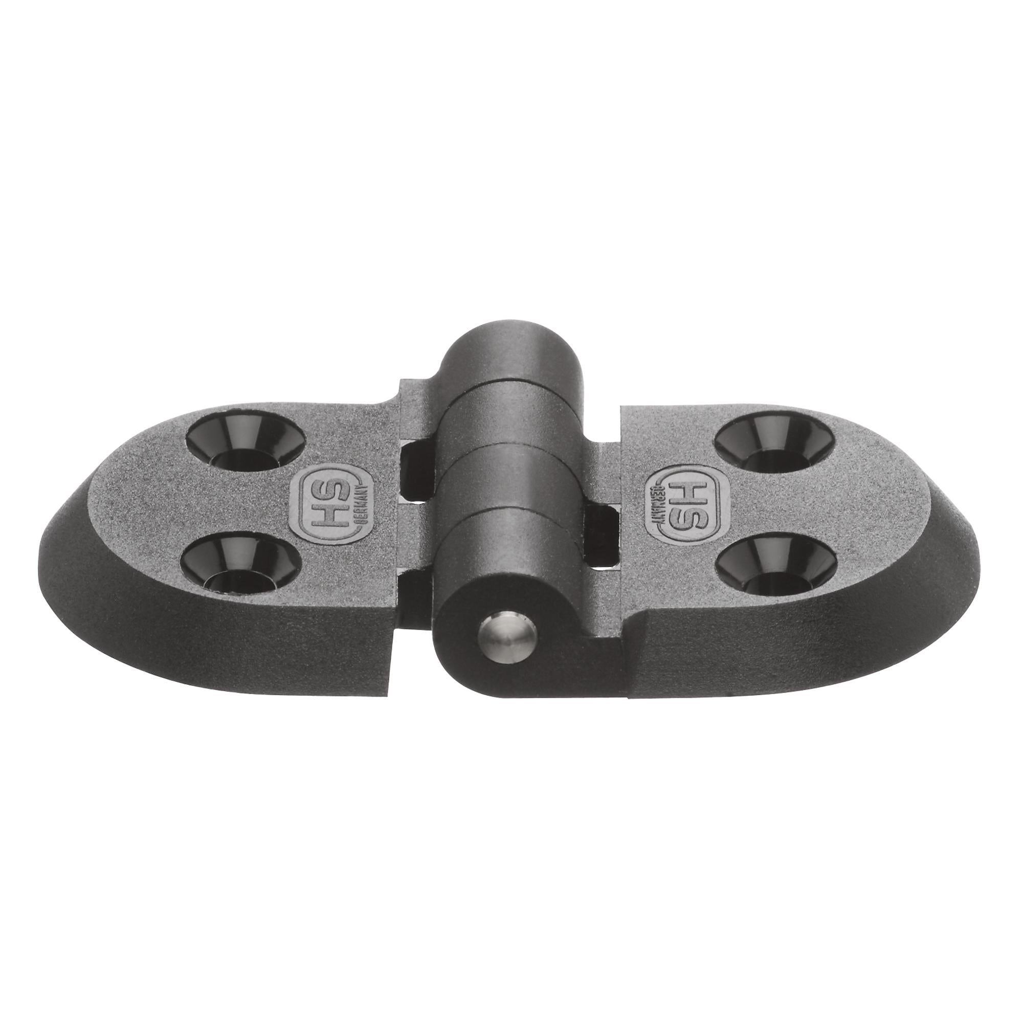 Scharnier 4 Bohrungen - Kunststoff, 75 x 40 mm