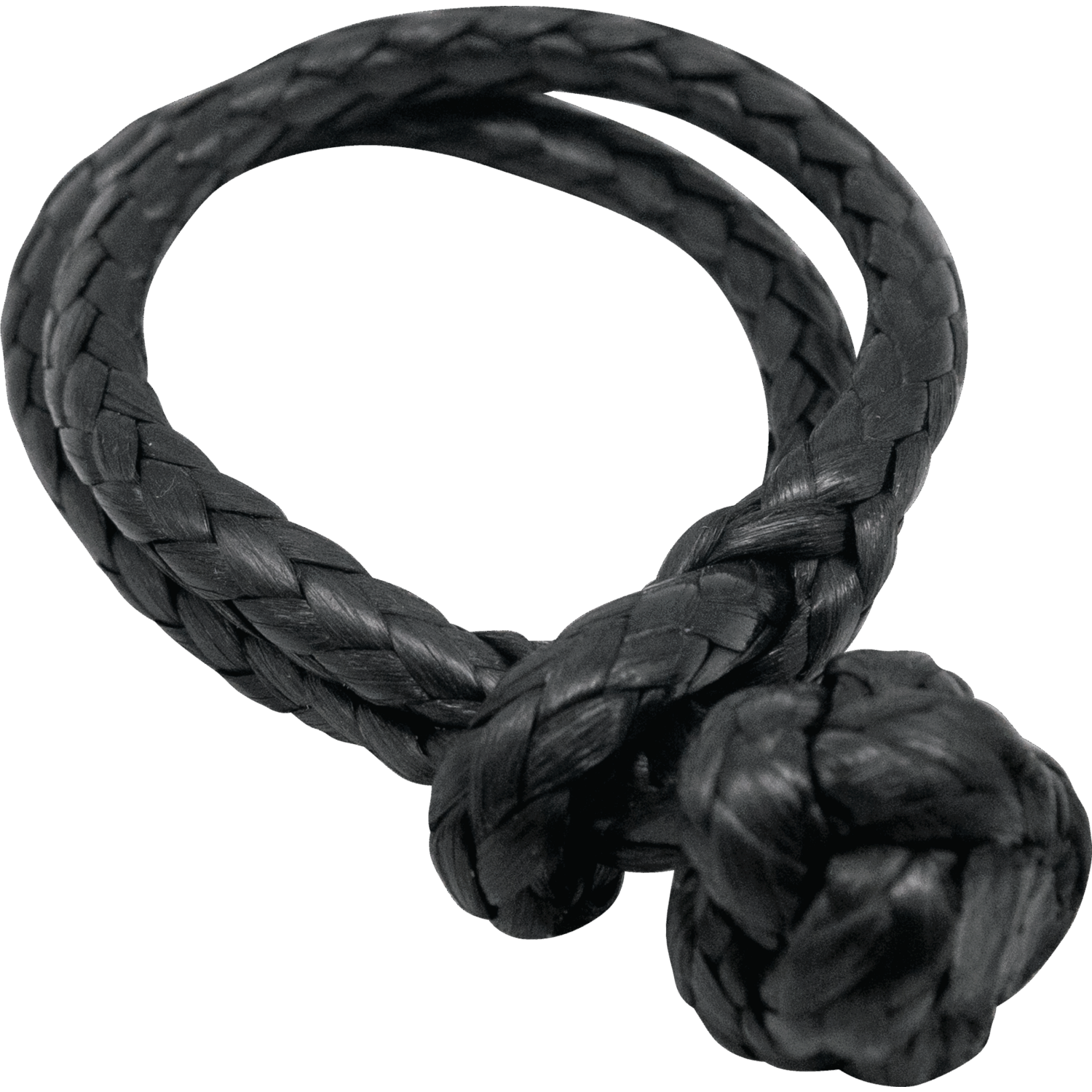 Tauwerkschäkel, doppelt, schwarz