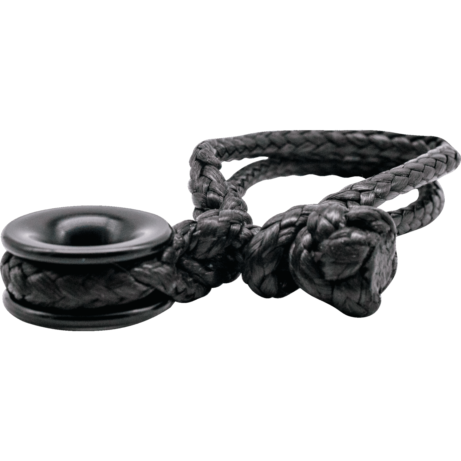 Tauwerkschäkel, doppelt, schwarz
