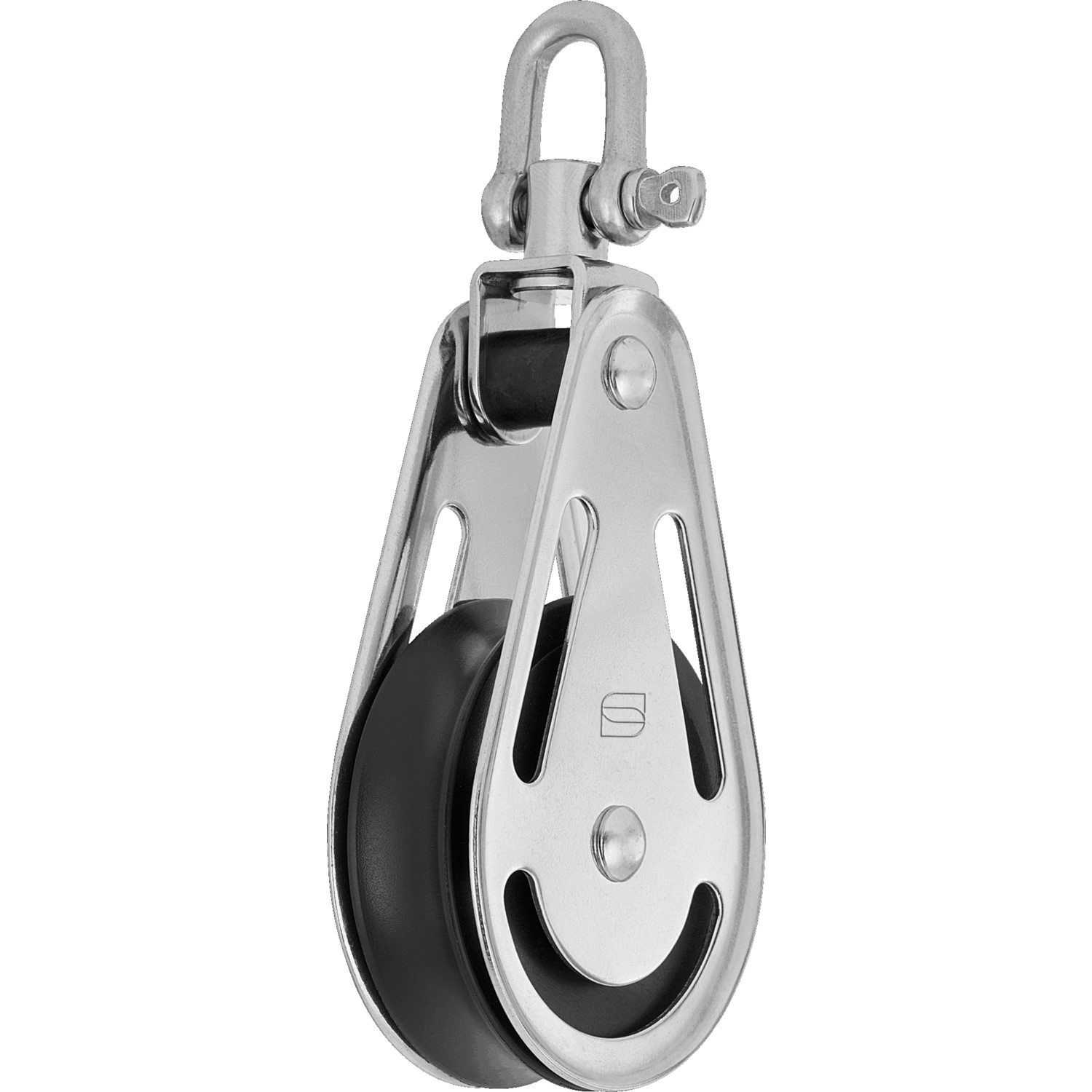 Sliding bearing block 14 mm 1 sheave, swivel