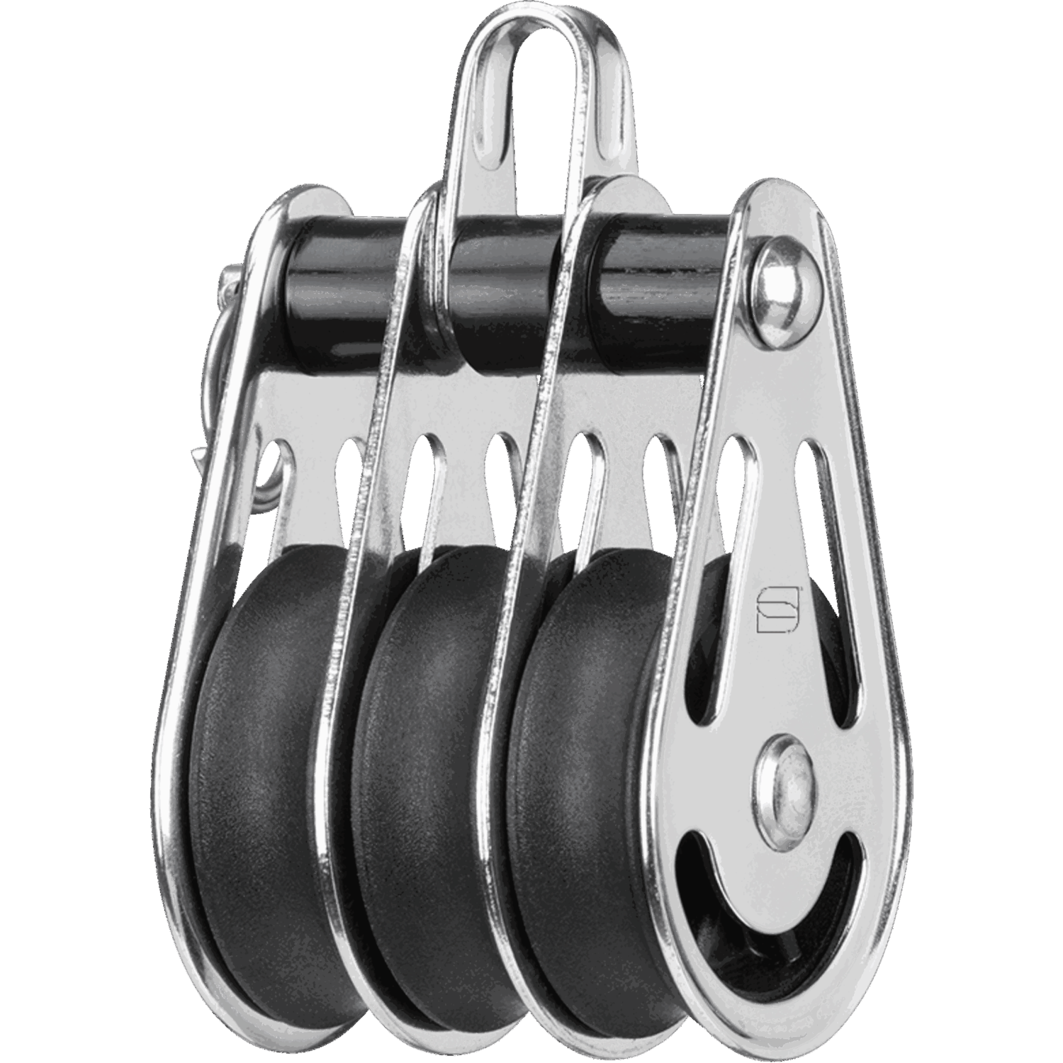 Gleitlager-Block 10 mm - 3 Rollen, Bügel