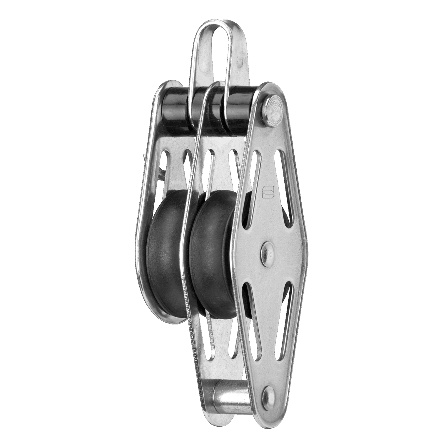 Gleitlager-Block 8 mm - 2 Rollen, Bügel, Hundsfott