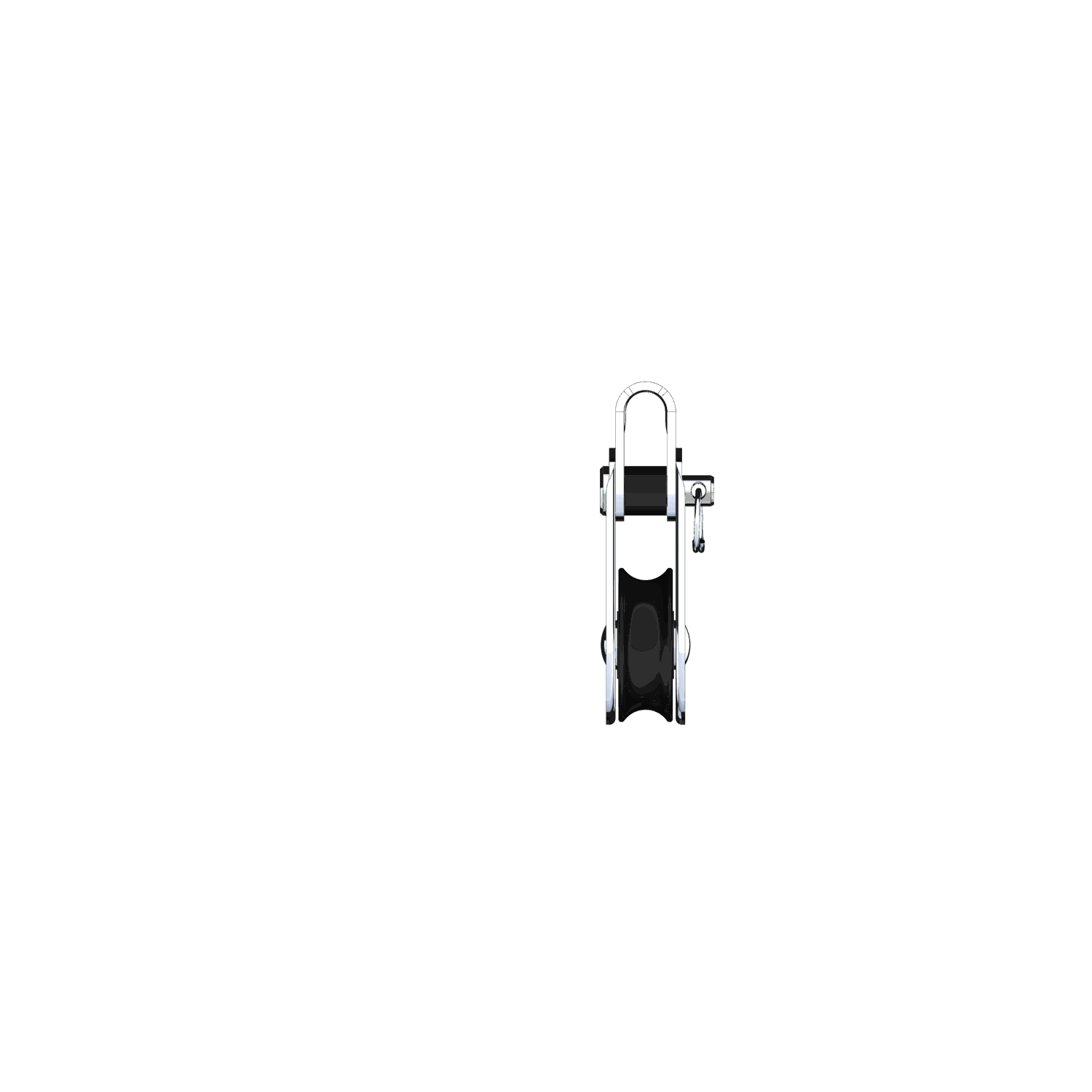 Gleitlager-Block 6 mm - 1 Rolle, Bügel