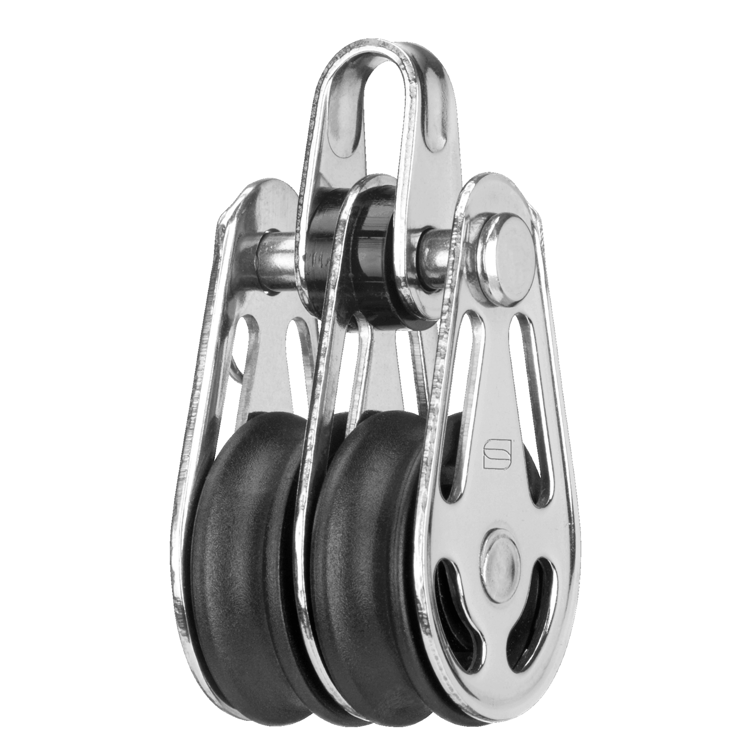 Gleitlager-Block 6 mm - 2 Rollen, Bügel