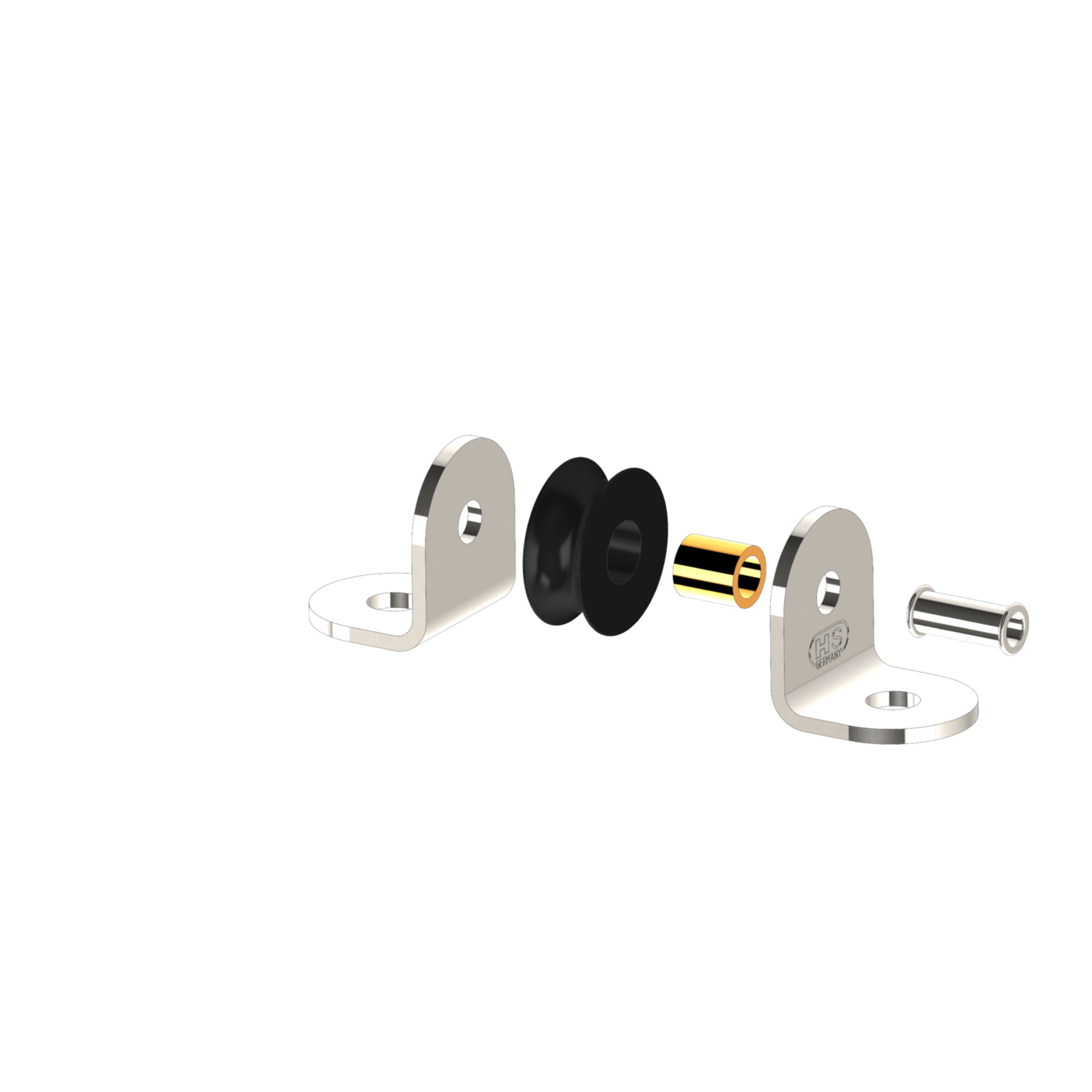 Mini-Stehblock mit Kunststoffrolle 6 mm
