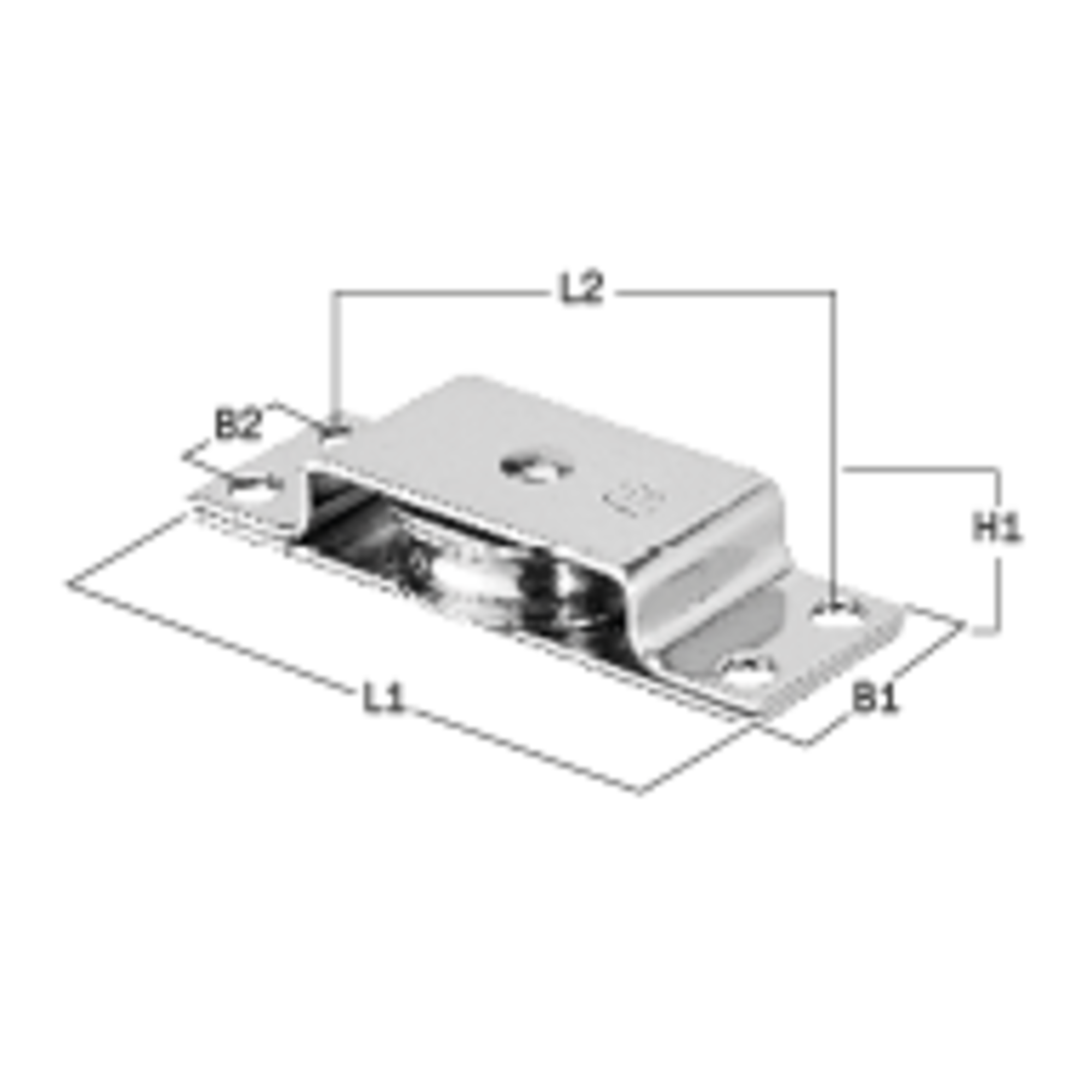 Liegeblock für Draht Gleitlager 4 mm - 1 Rolle