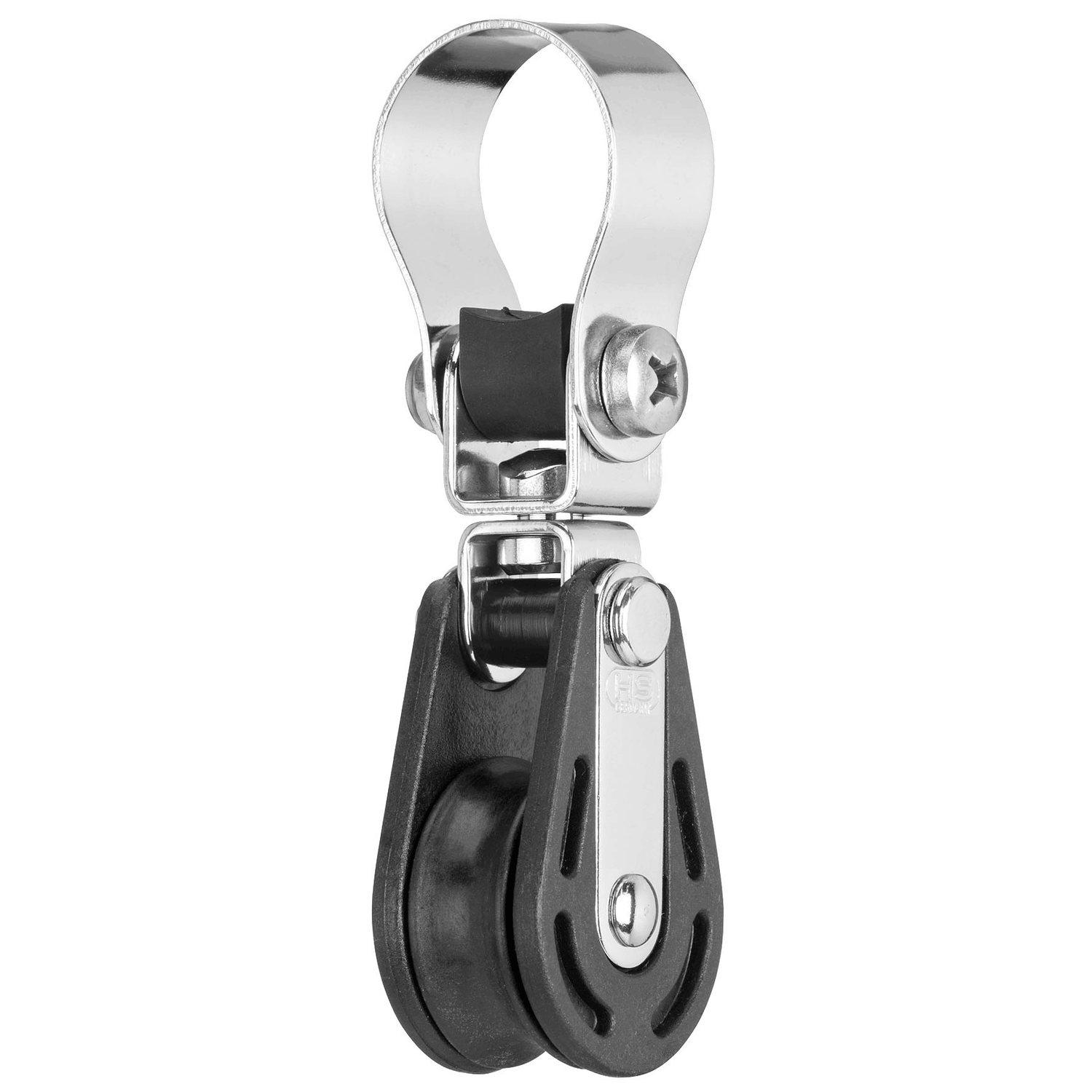 Relingstützenblock Gleitlager 8 mm - 1 Rolle, U- Wirbel