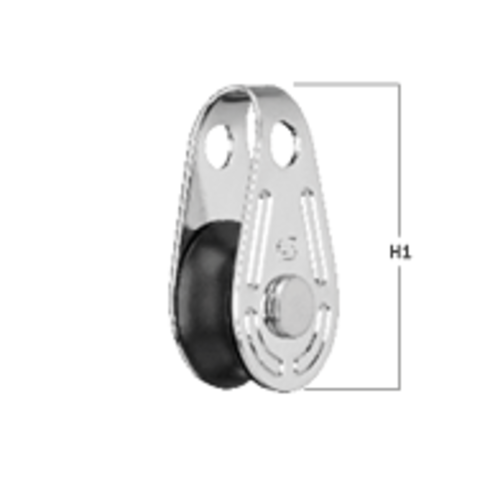 Super Mini Block Gleitlager 6 mm - 1 Rolle