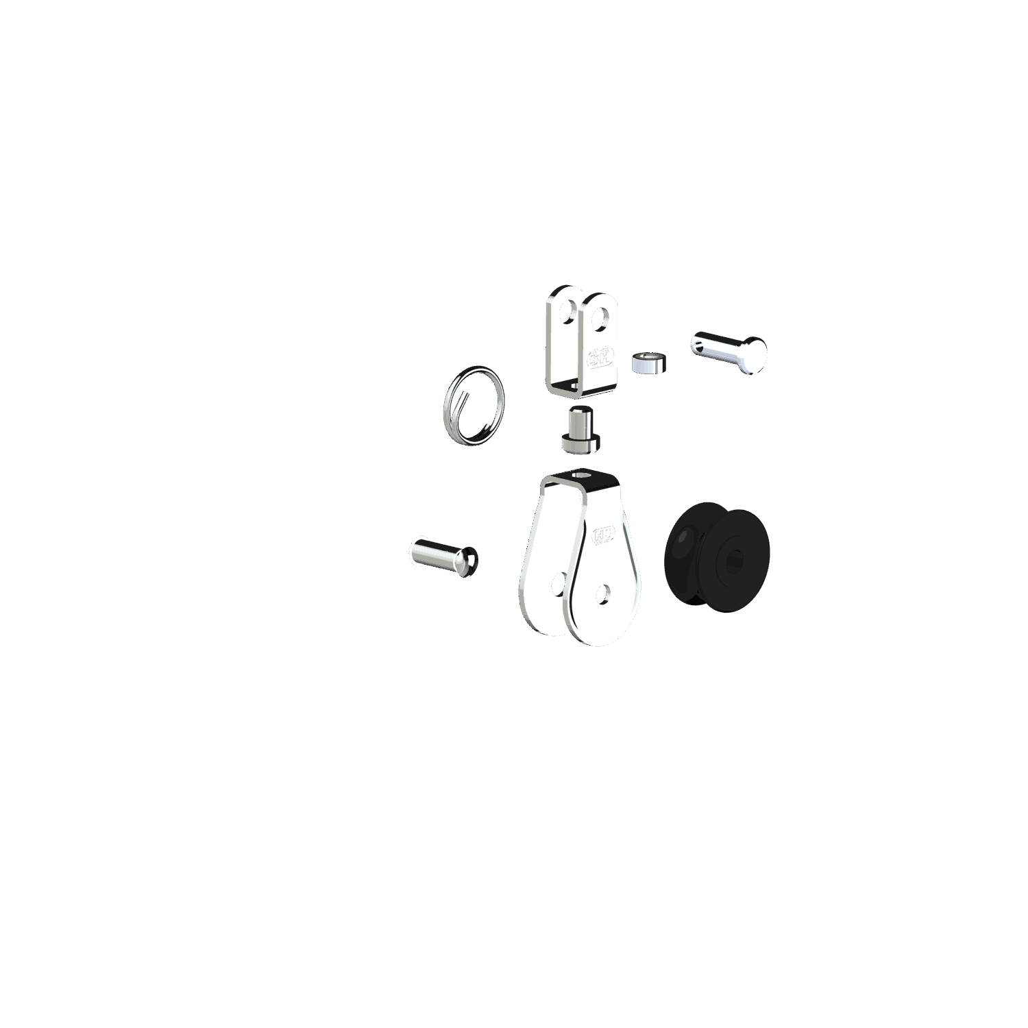 Mini Block - 1 Rolle, Blechwirbel