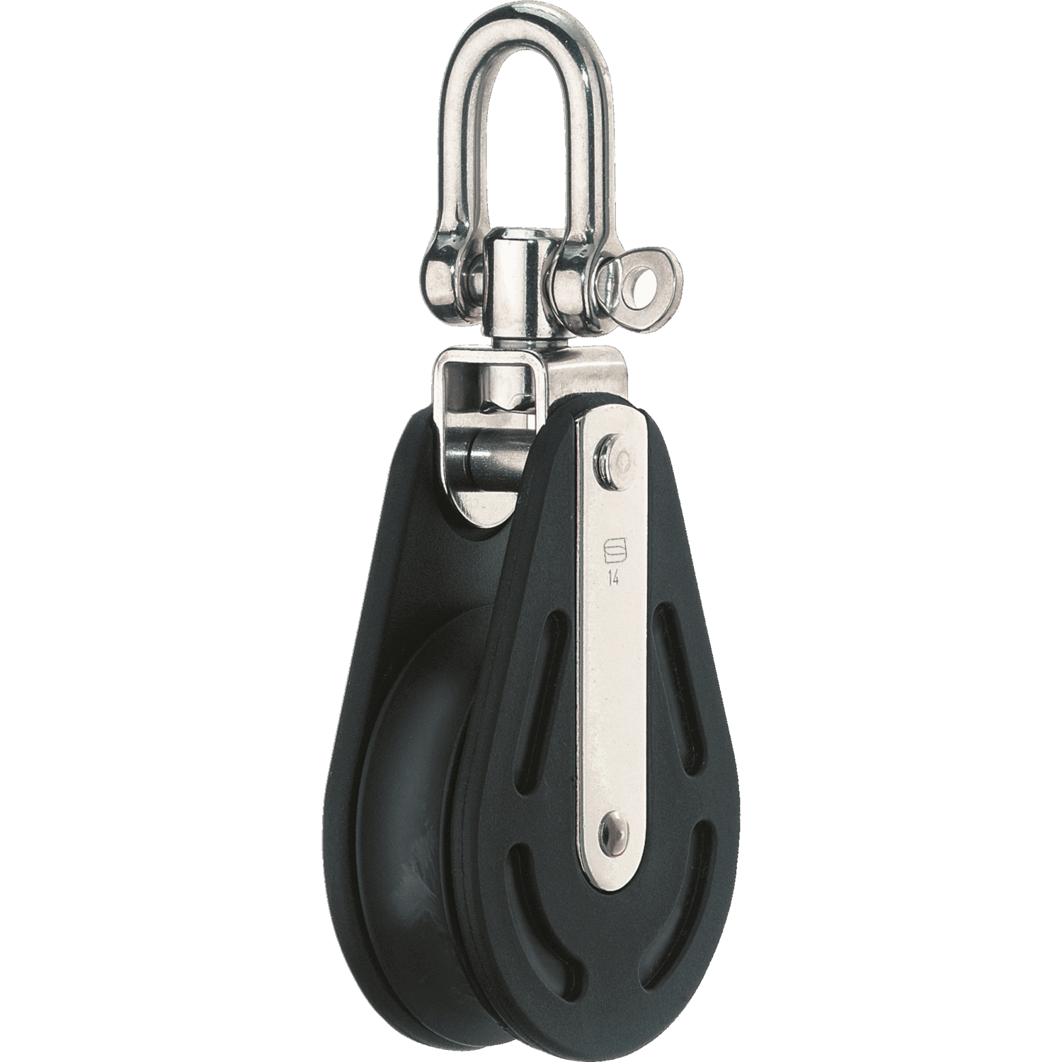 Gleitlager-Block 14 mm - 1 Rolle, Wirbel