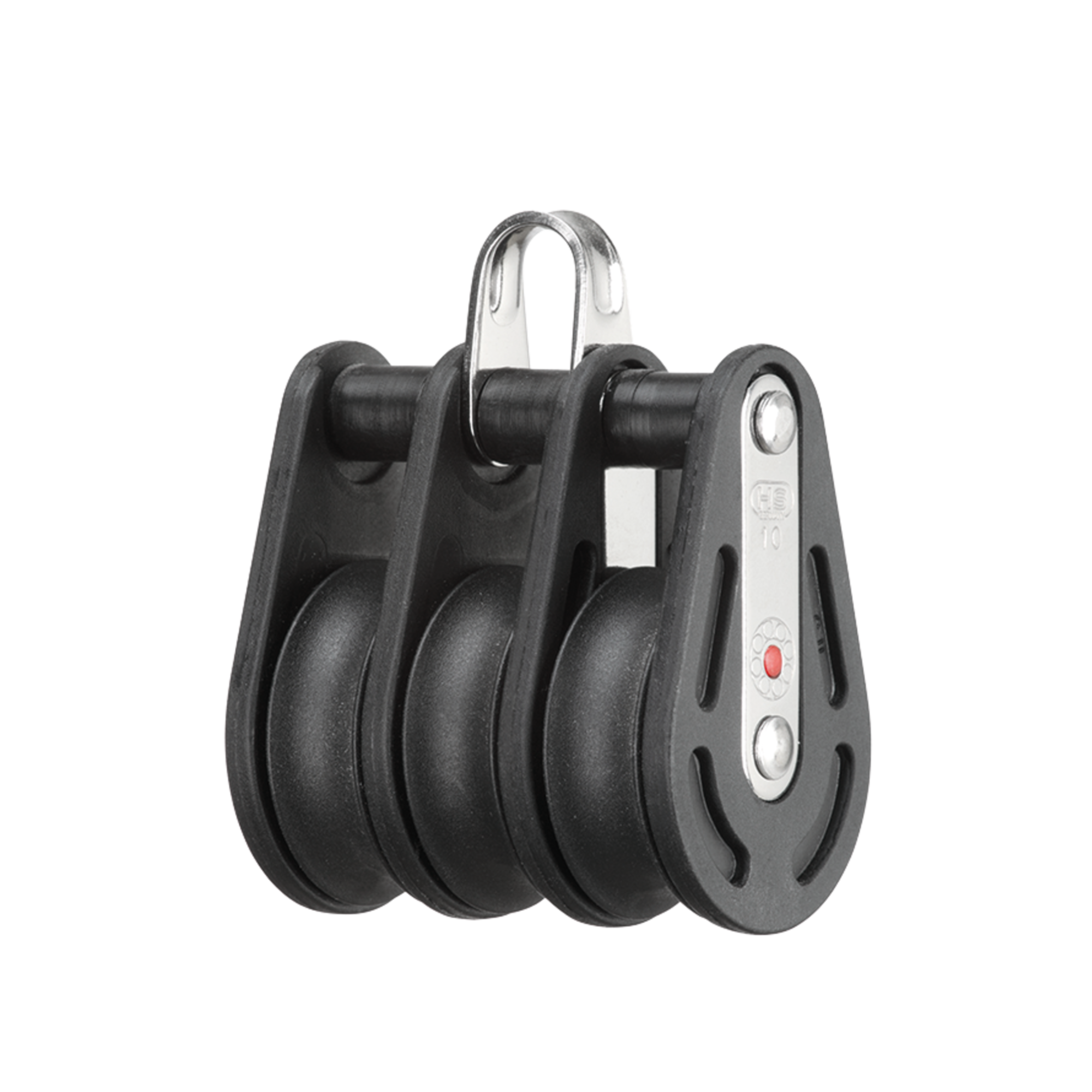 Kugellager-Block 10 mm - 3 Rollen, Bügel