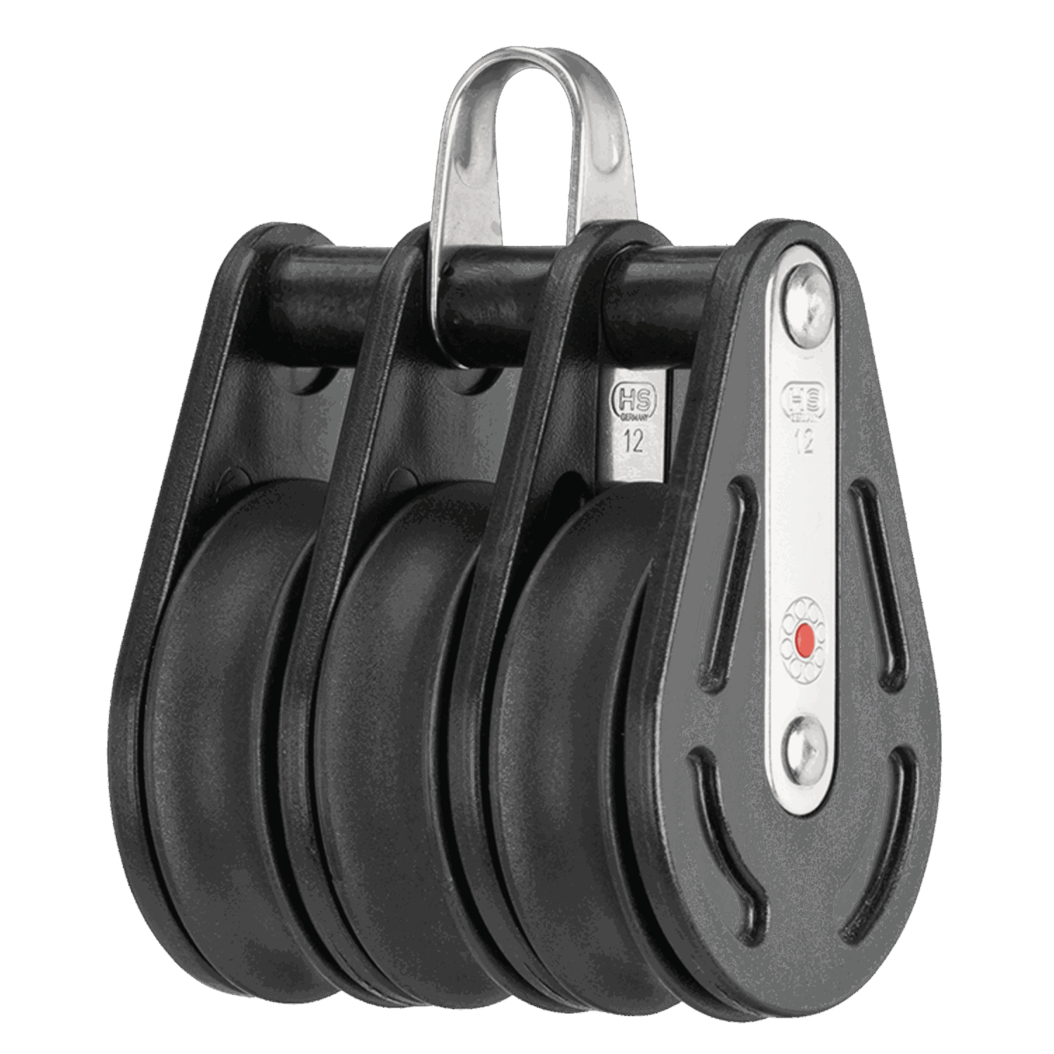 Kugellager-Block 12 mm - 3 Rollen, Bügel