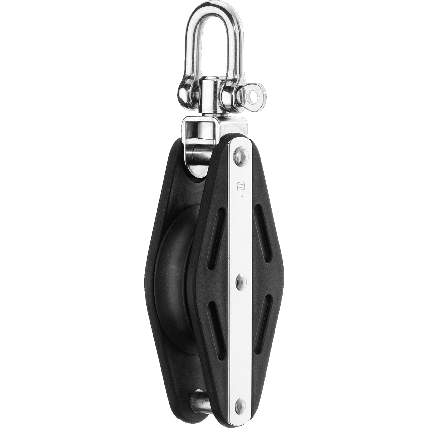 Gleitlager-Block 14 mm - 1 Rolle, Wirbel, Hundsfott