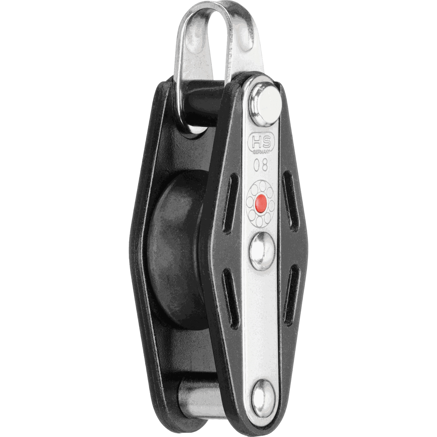 Kugellager-Block 8 mm - 1 Rolle, Hundsfott, Bügel