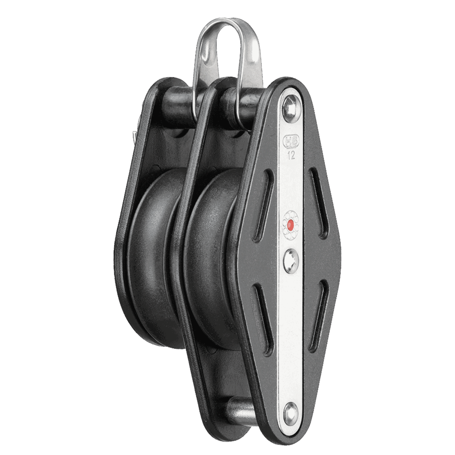 Kugellager-Block 12 mm - 2 Rollen, Bügel, Hundsfott