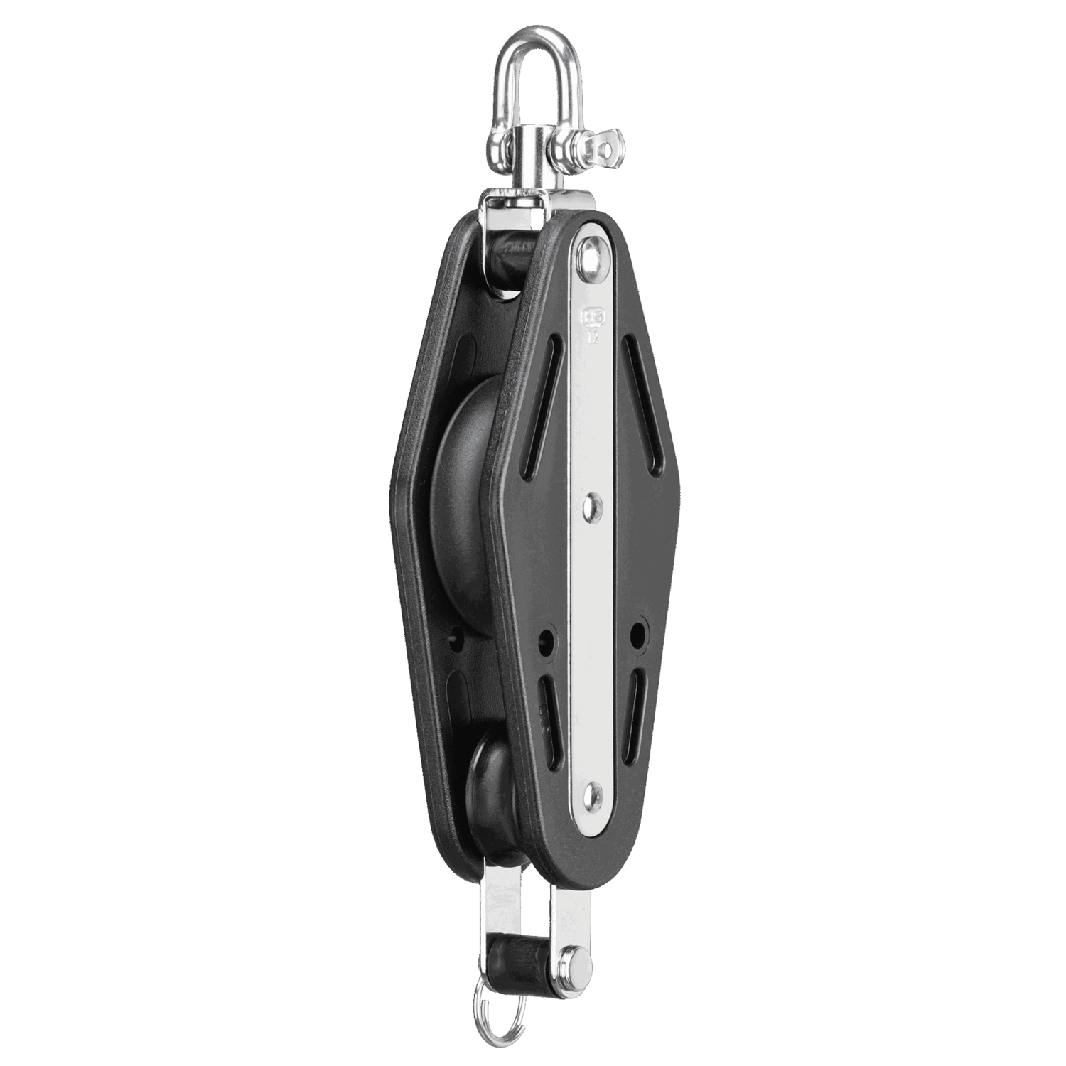 Violinblock Gleitlager 12 mm - 2 Rollen, Hundsfott, Wirbel