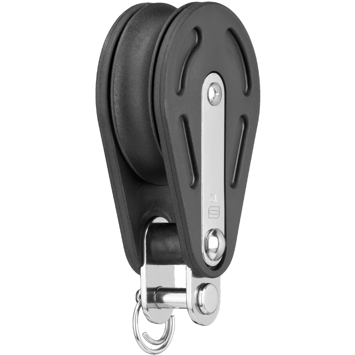 Mastfussblock Gleitlager 12 mm - 1 Rolle