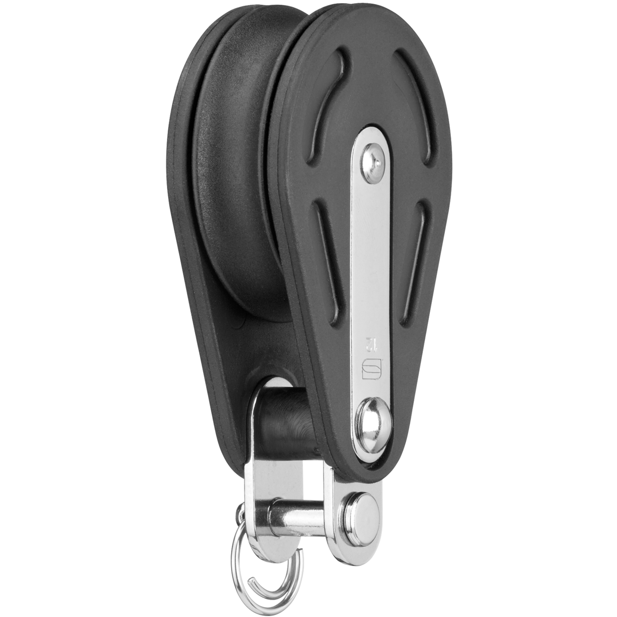 Mastfussblock Gleitlager 12 mm - 1 Rolle