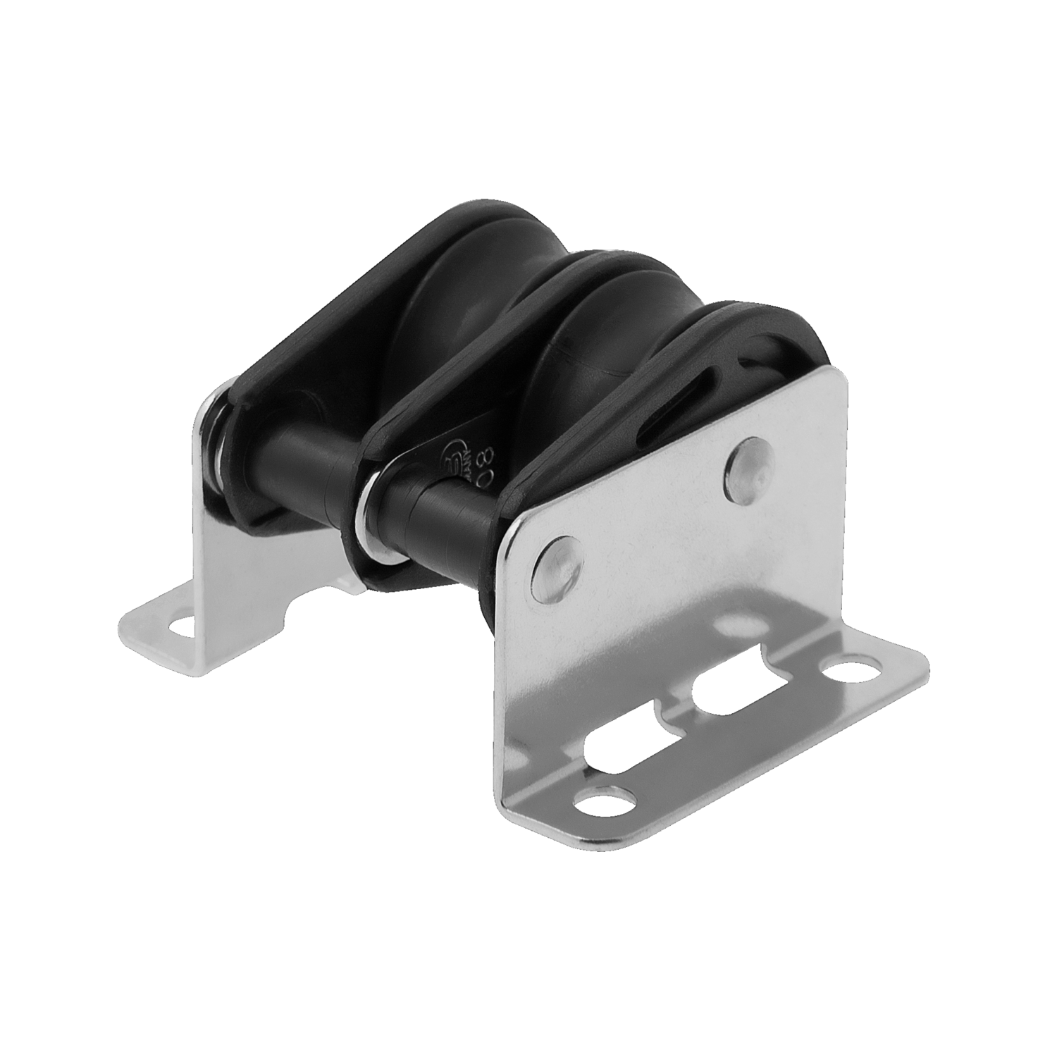 Stehblock Kugellager 8 mm - 2 Rollen