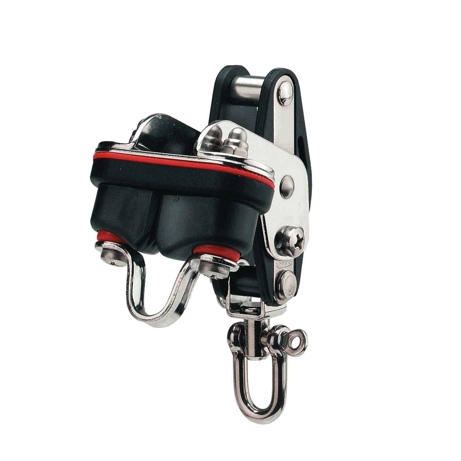 Großschotblock Gleitlager 10 mm - 1 Rolle, Violinblock, Hundsfott, Schotklemme, Wirbel