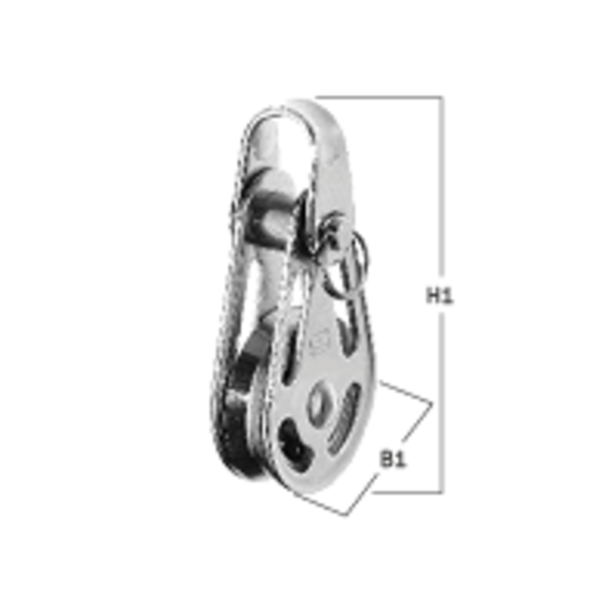 High Load Block Kugellager 3-5 mm - 1 Rolle, Bügel