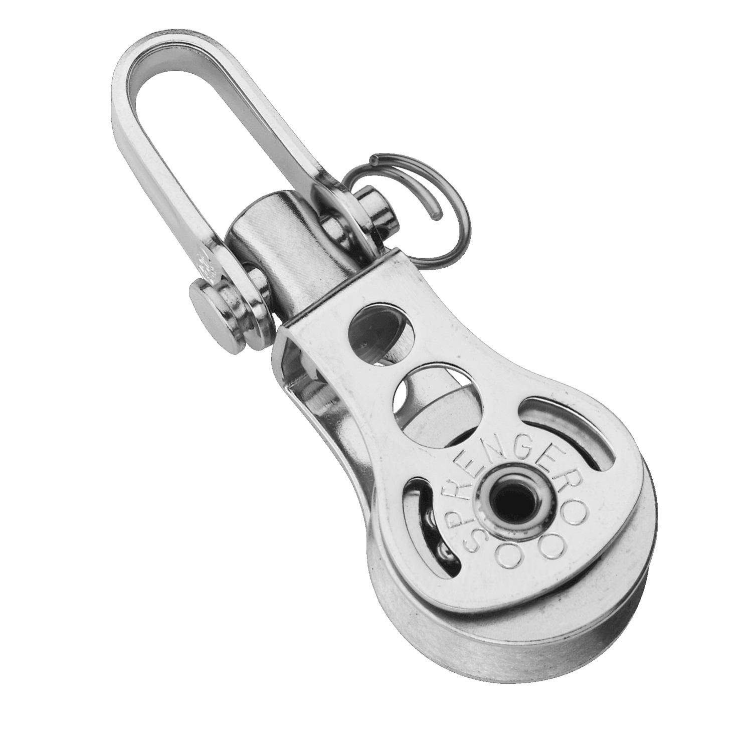 Micro XS Block für Draht 4 mm Kugellager - 1 Rolle, Wirbel