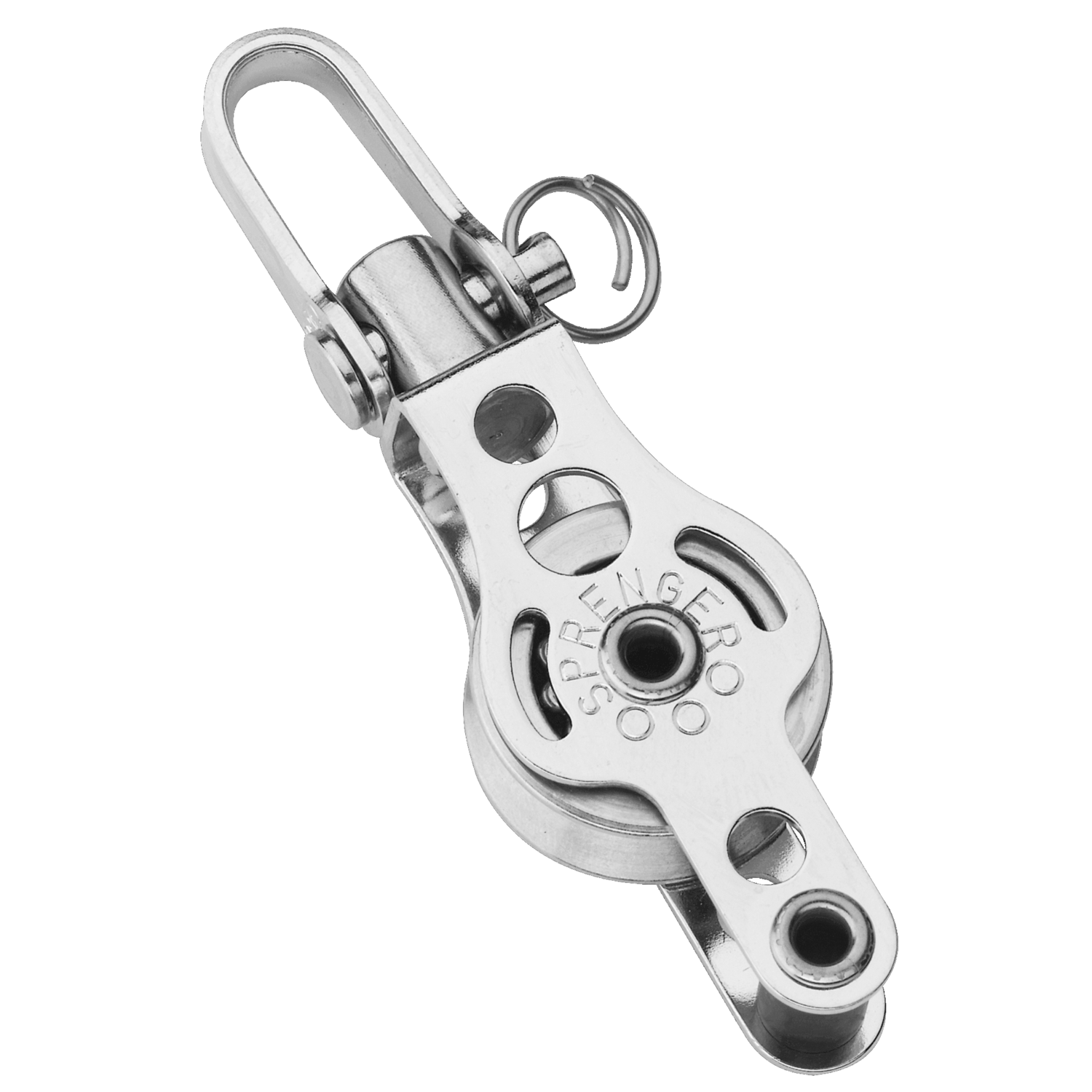 Micro XS Block für Draht 4 mm Kugellager - 1 Rolle, Wirbel, Hundsfott