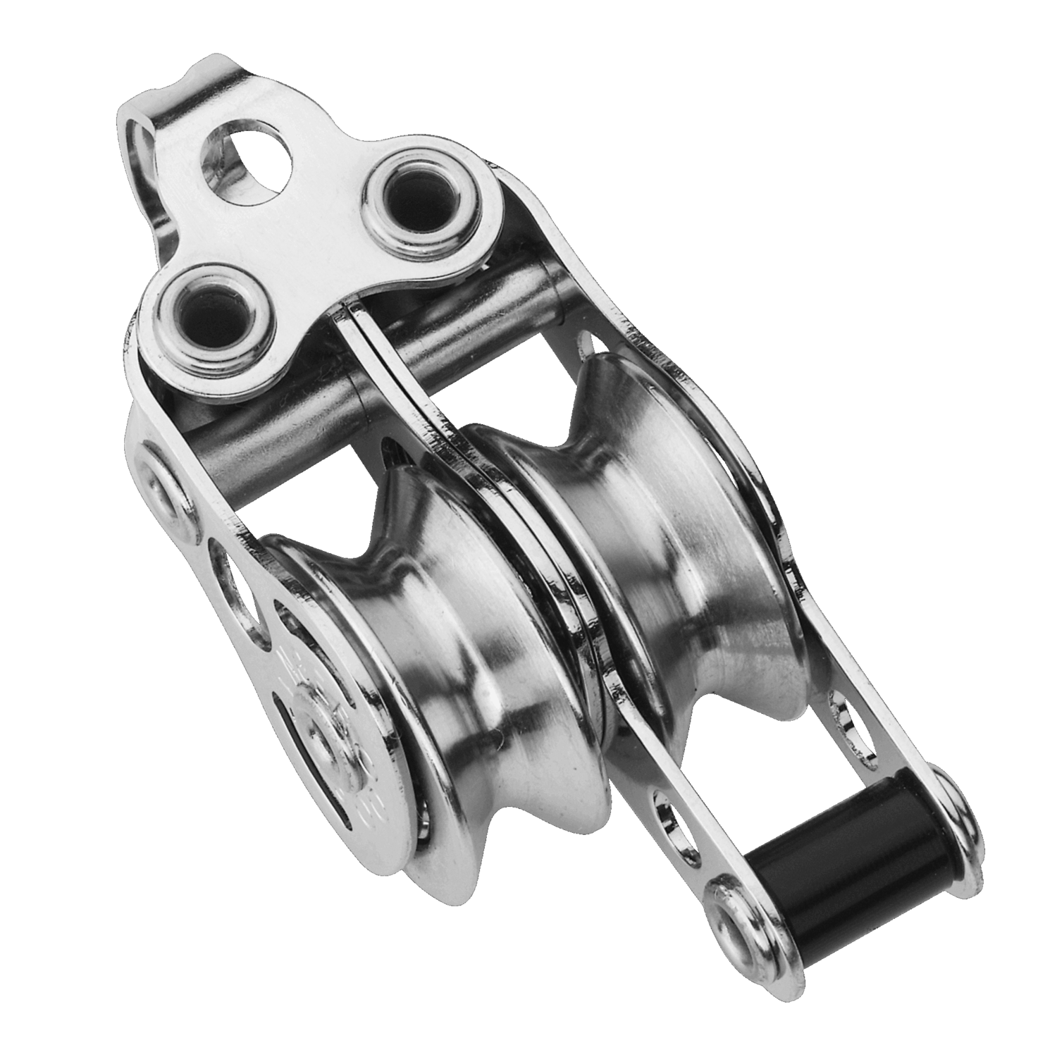 Micro XS Block für Draht 4 mm Kugellager - 2 Rollen, Bügel, Hundsfott