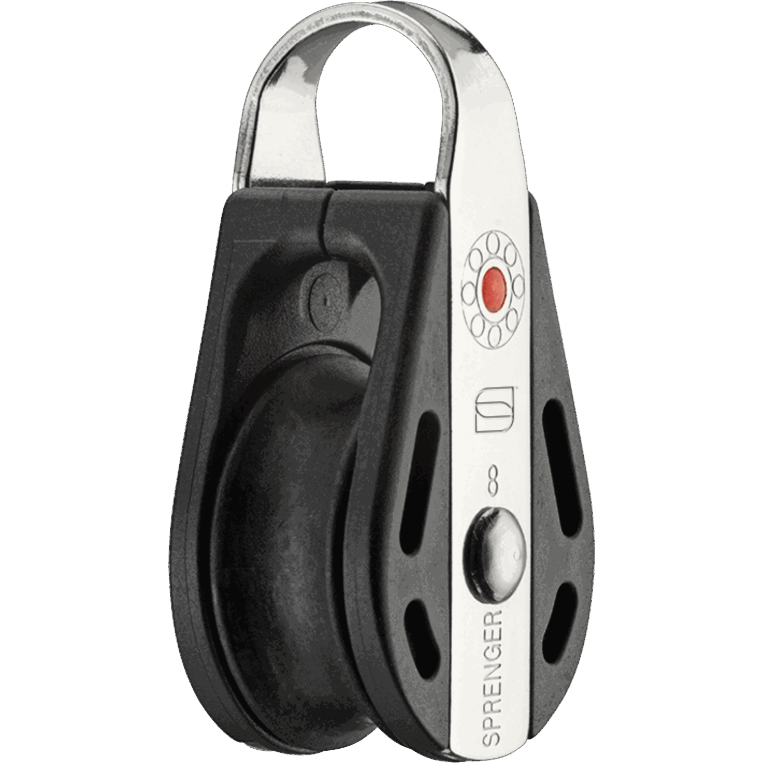 S-Block Kugellager 8 mm - 1 Rolle, durchgehender Bügel