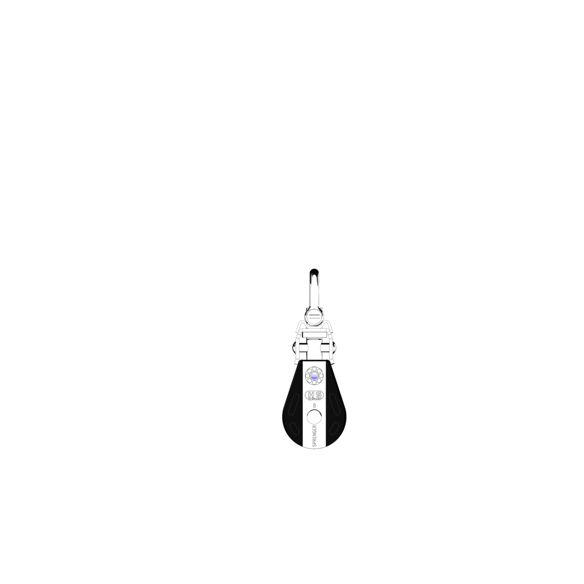 S-Block Nadellager 8 mm - 2 Rollen, Arretierset