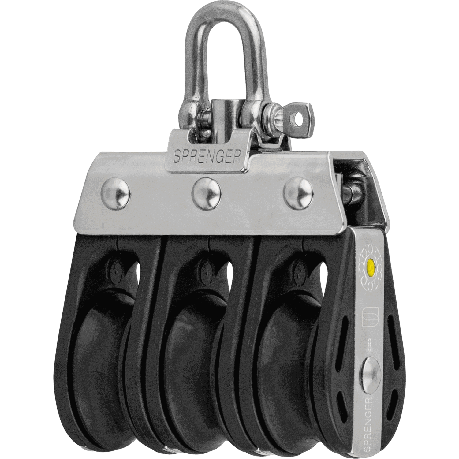 S-Block Gleitlager 8 mm - 3 Rollen, Arretierset