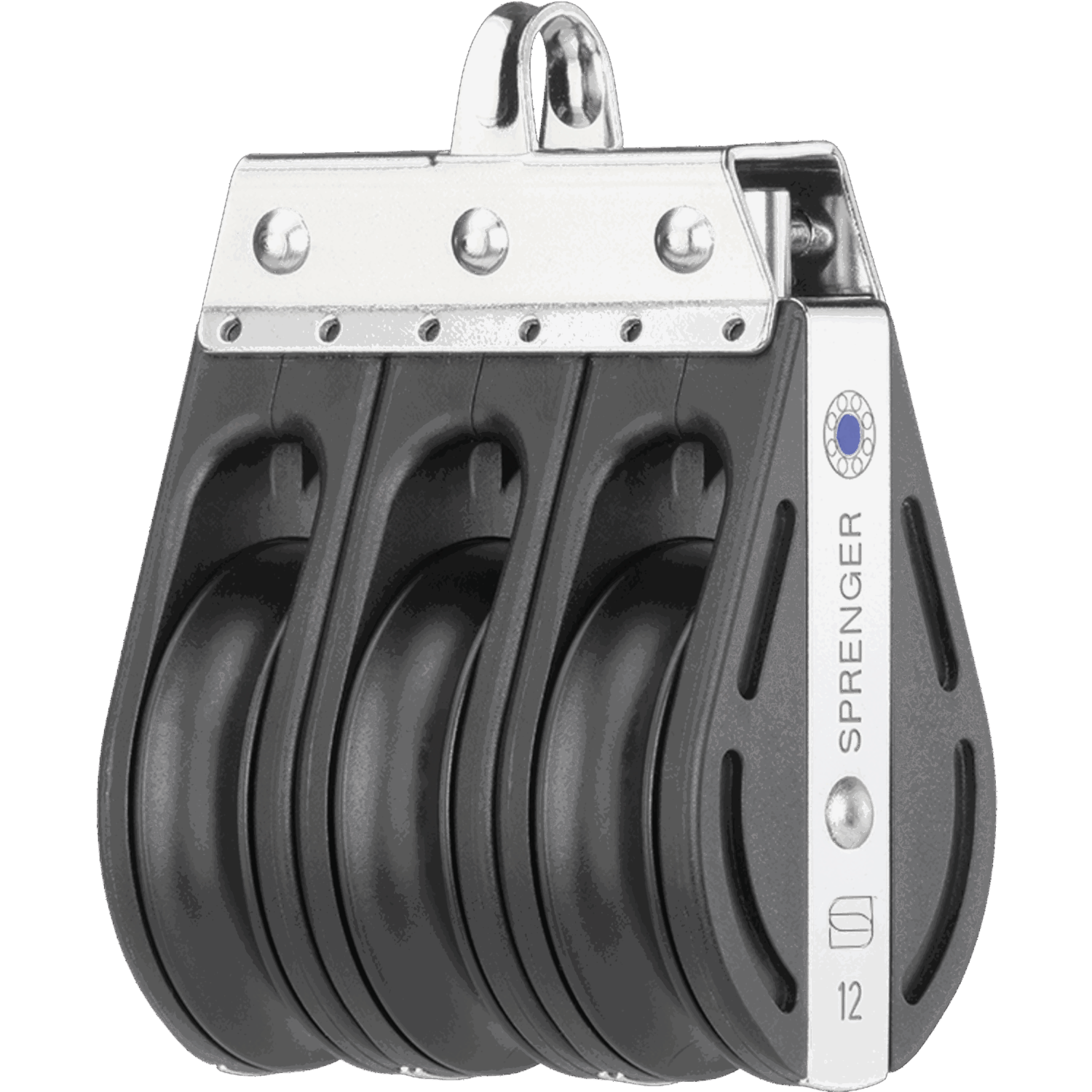 S-Block Nadellager 12 mm - 3 Rollen, durchgehender Bügel