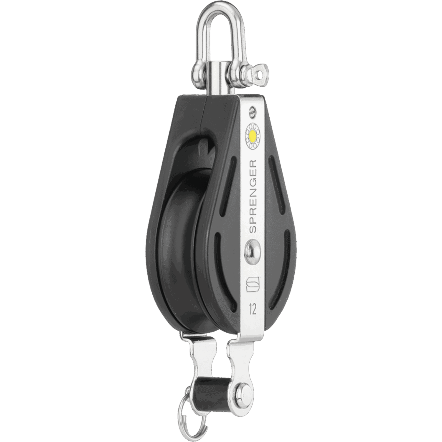 S-Block Gleitlager 12 mm - 1 Rolle, Wirbel, Hundsfott