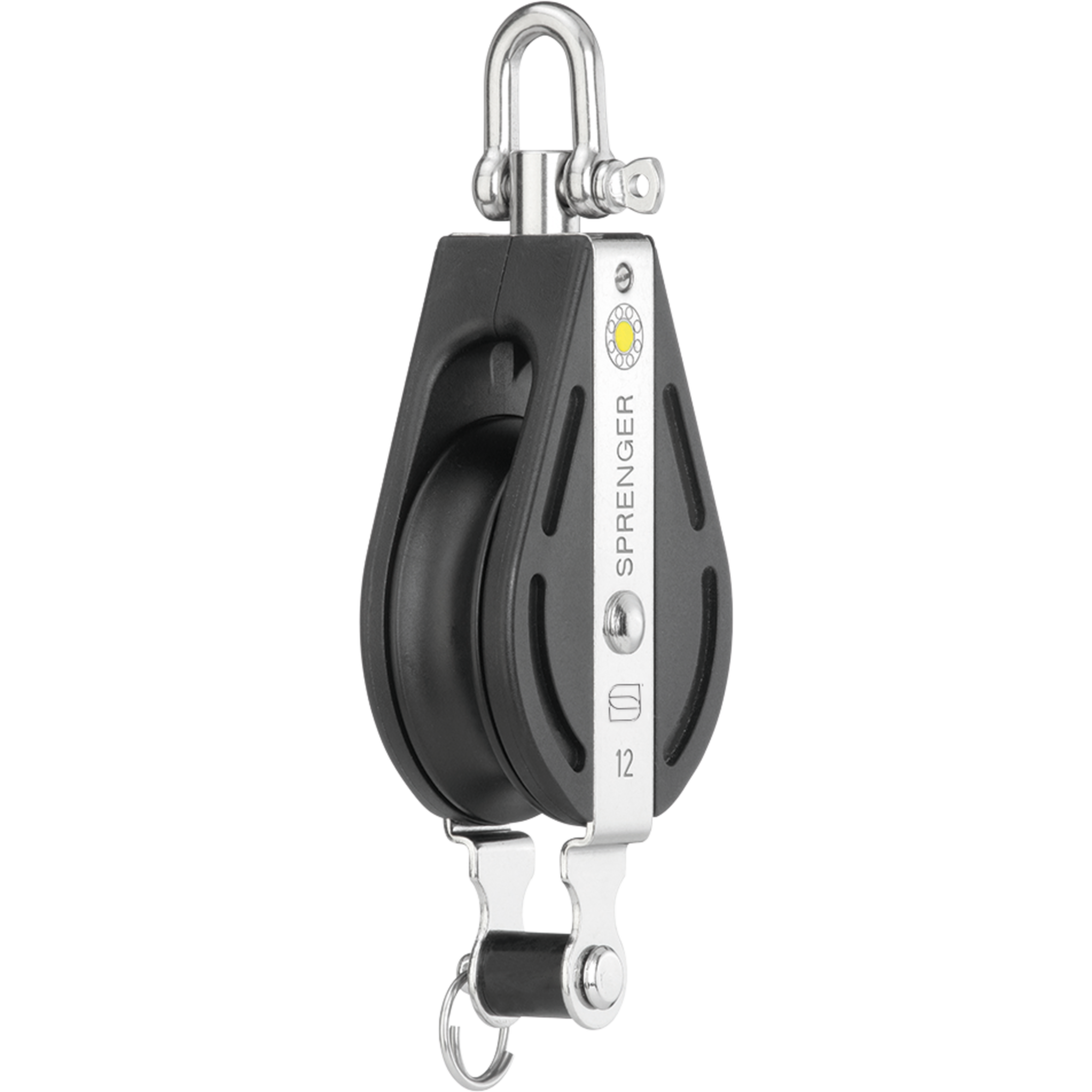 S-Block Gleitlager 12 mm - 1 Rolle, Wirbel, Hundsfott