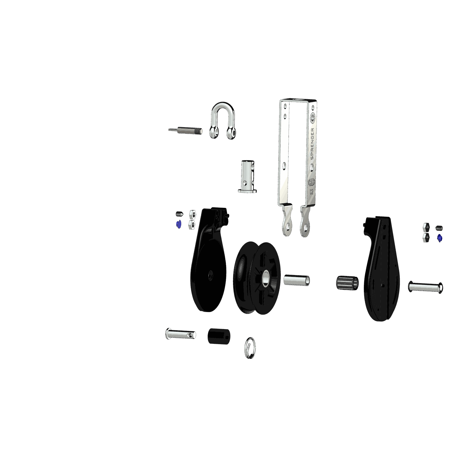 S-Block Nadellager 12 mm - 1 Rolle, Wirbel, Hundsfott