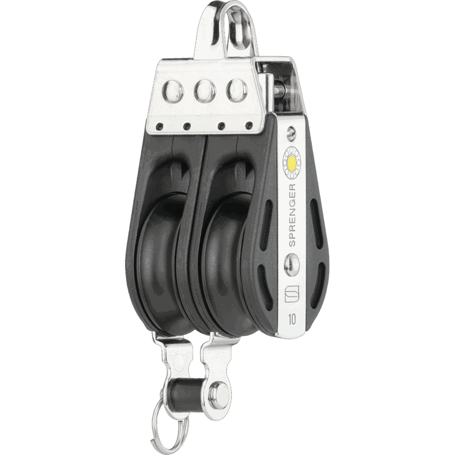 S-Block Gleitlager 10 mm - 2 Rollen, Bügel, Hundsfott