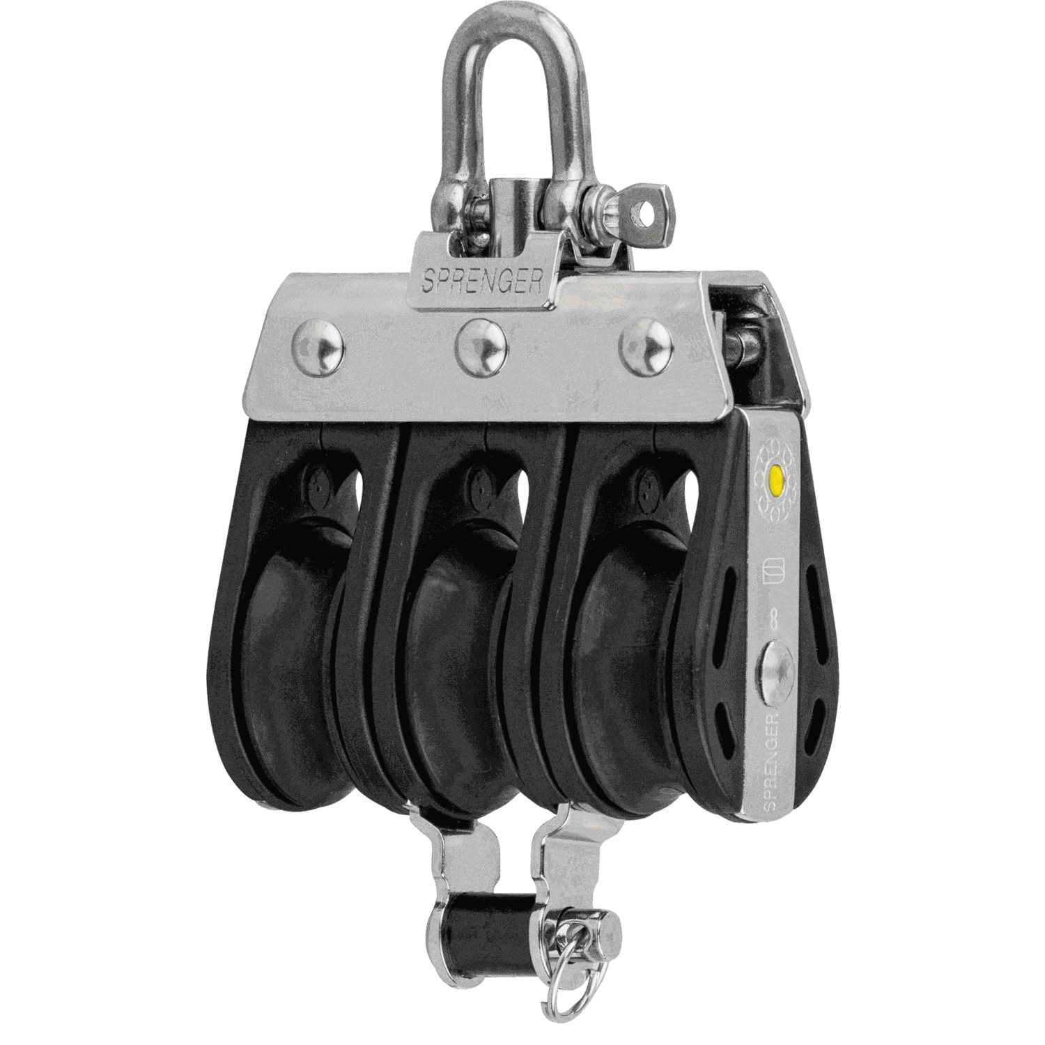 S-Block Gleitlager 8 mm - 3 Rollen, Arretierset, Hundsfott