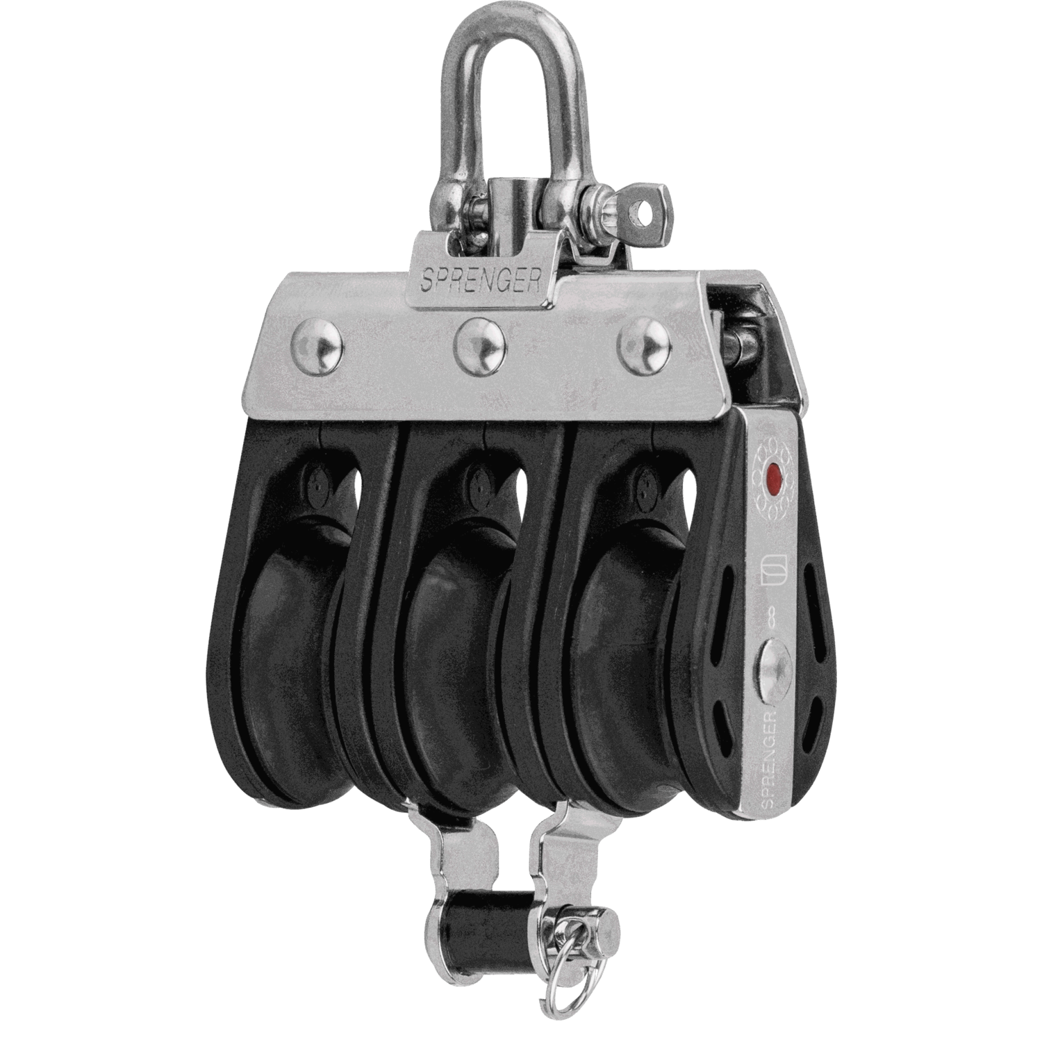 S-Block Kugellager 8 mm - 3 Rollen, Arretierset, Hundsfott