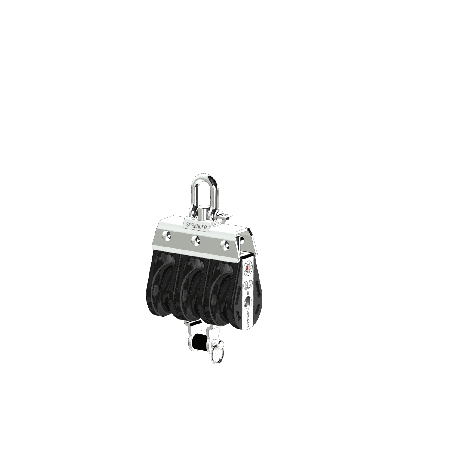 S-Block Kugellager 8 mm - 3 Rollen, Arretierset, Hundsfott