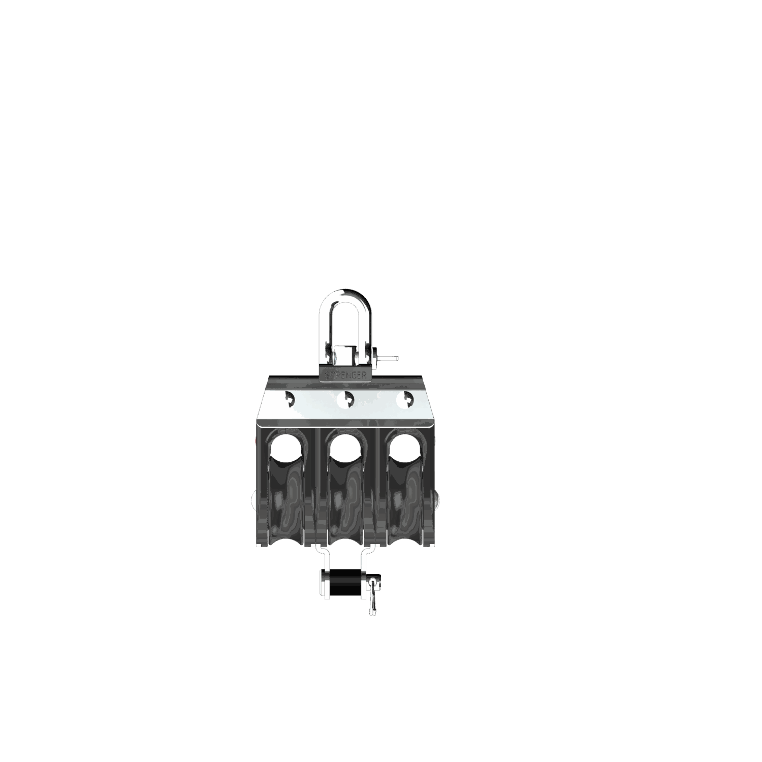 S-Block Kugellager 8 mm - 3 Rollen, Arretierset, Hundsfott
