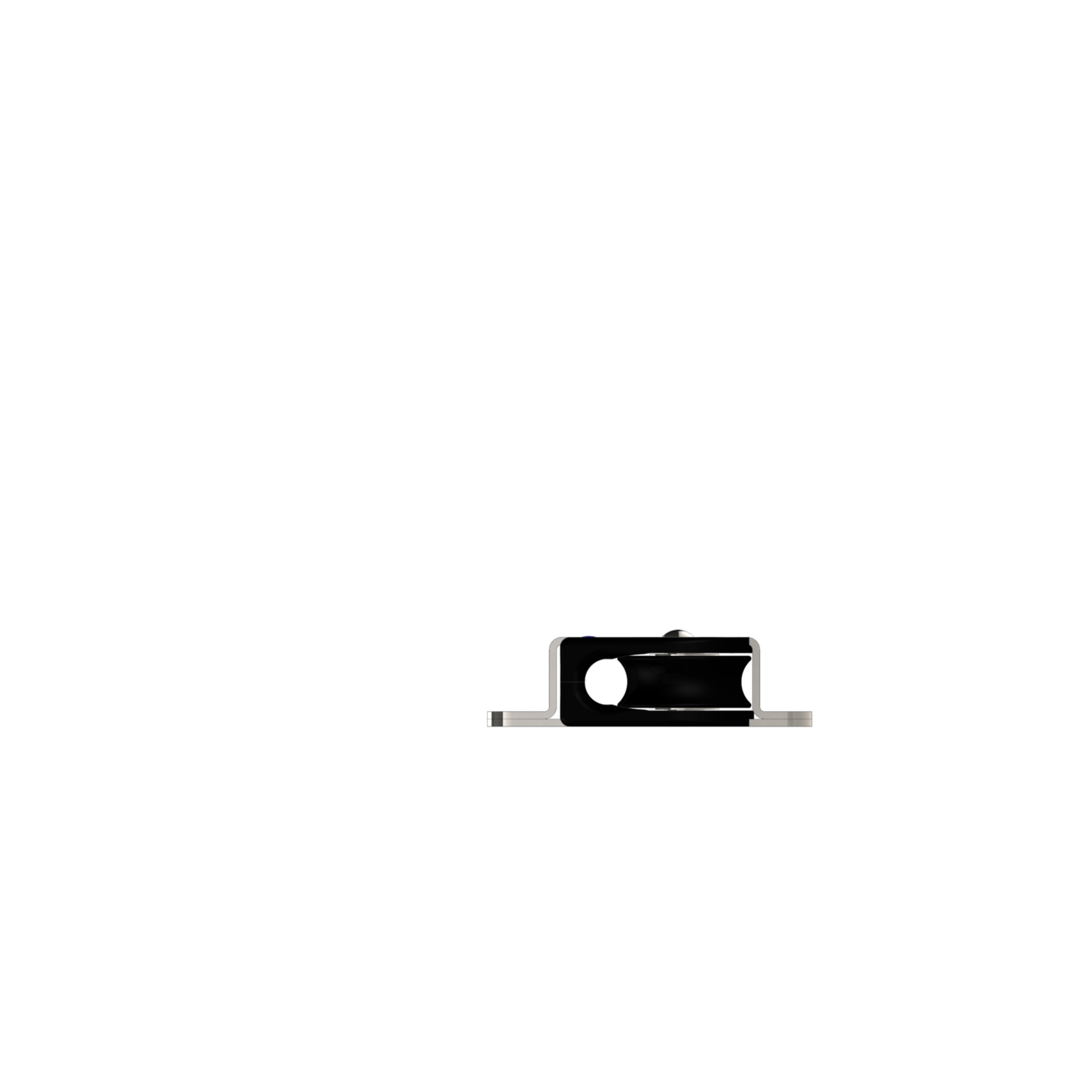 Liegeblock aus der S-Serie Nadellager 8 mm - 1 Rolle