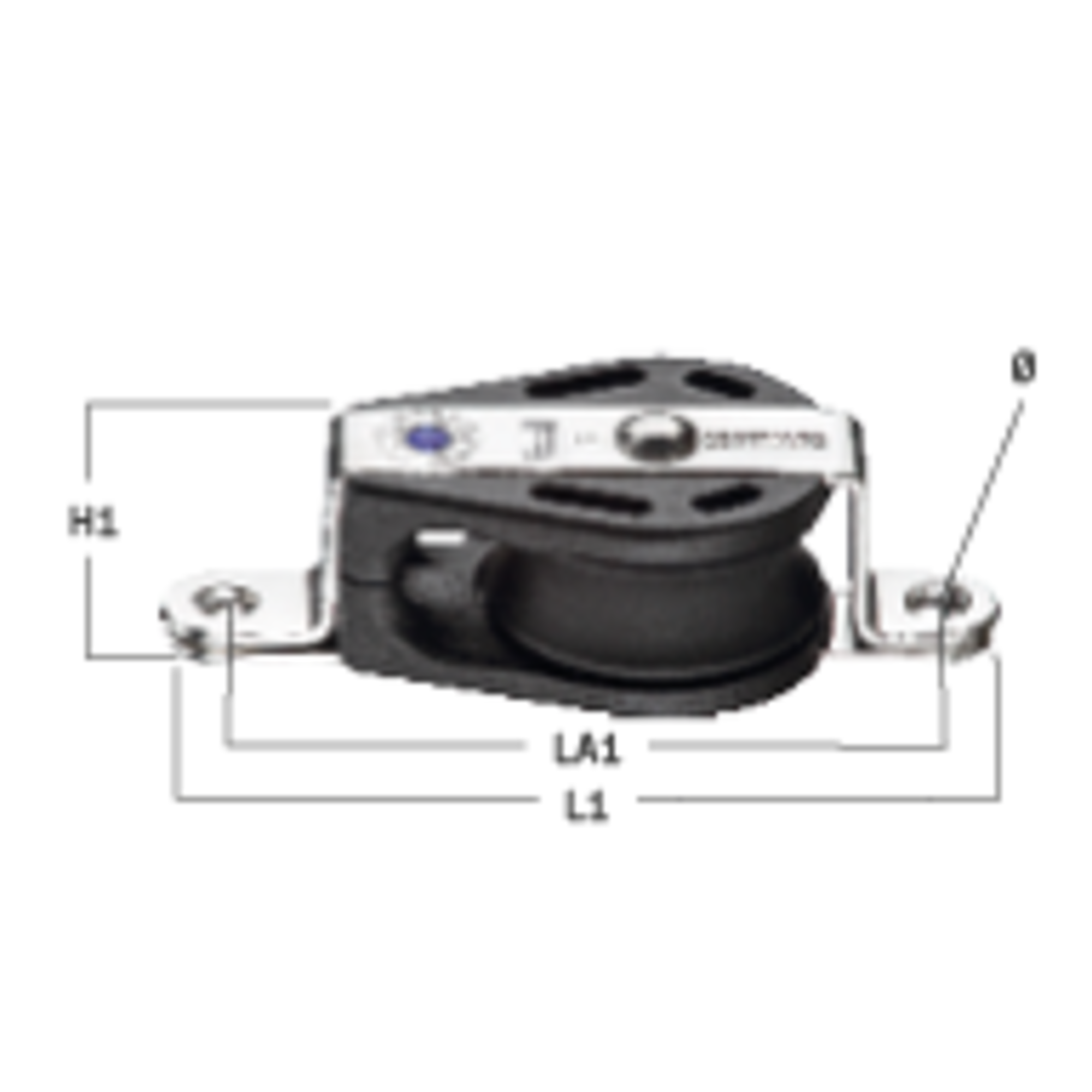 Liegeblock aus der S-Serie Nadellager 8 mm - 1 Rolle