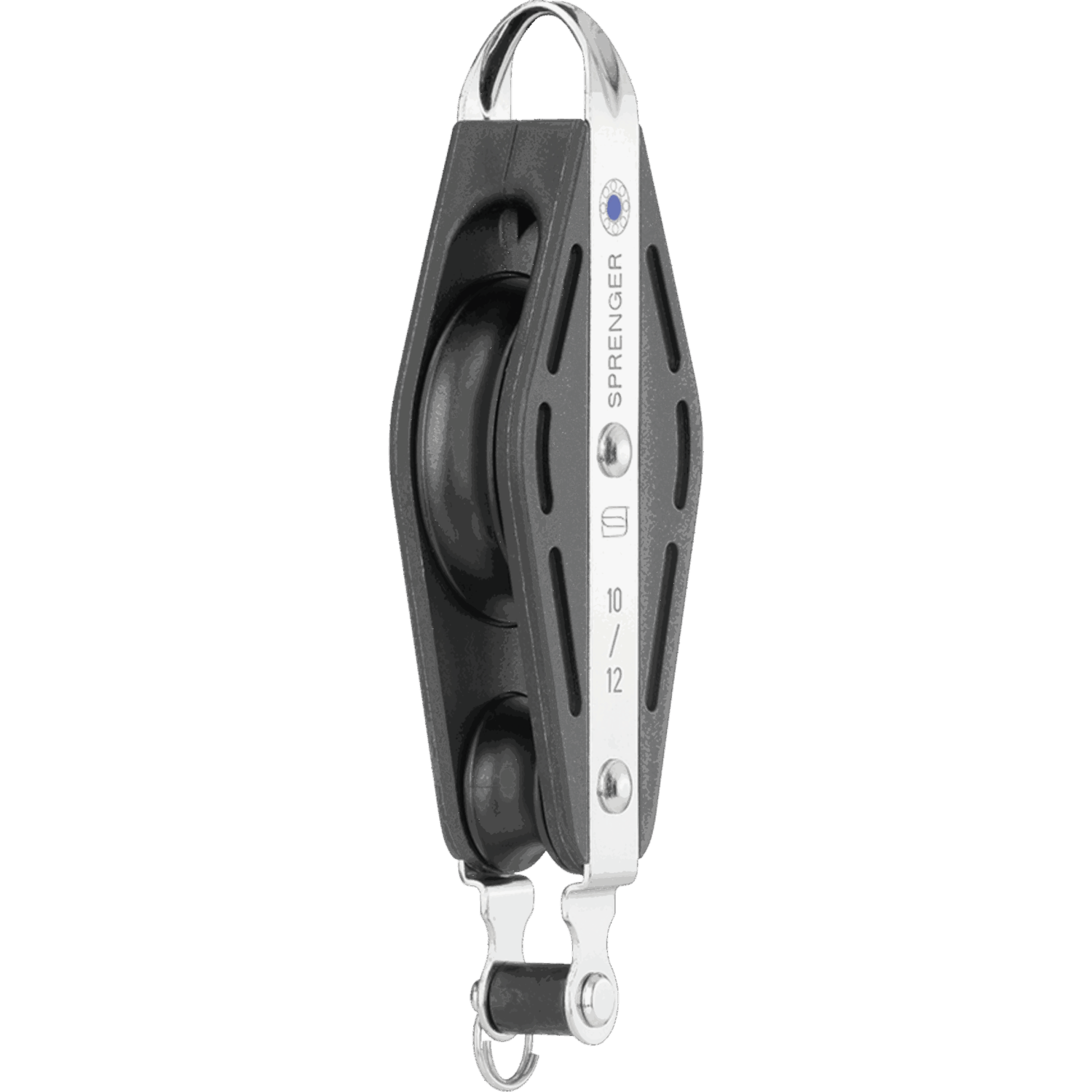 S-Block Violinblock Nadellager 12 mm - 2 Rollen, Bügel, Hundsfott