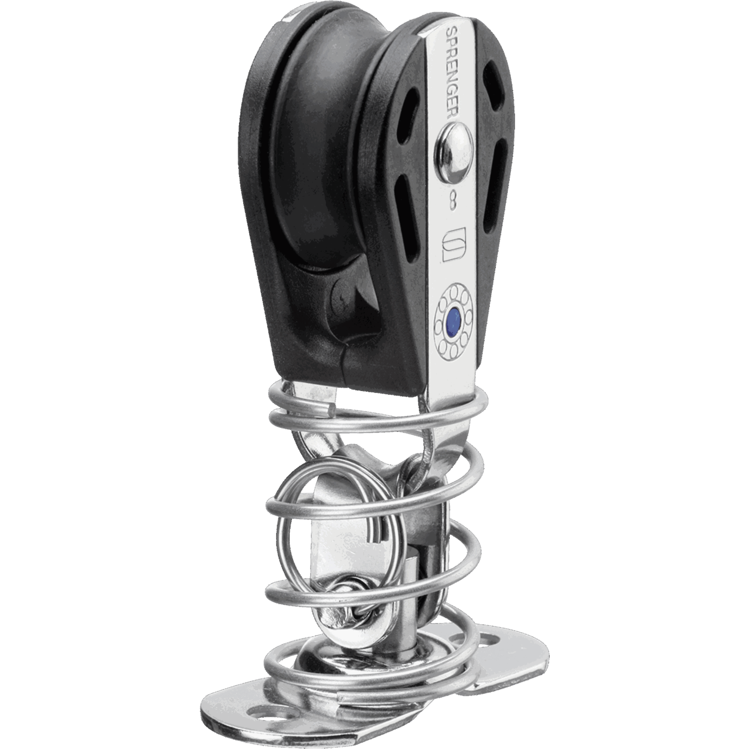 S-Block Nadellager 8 mm - 1 Rolle, Feder, Drehplatte