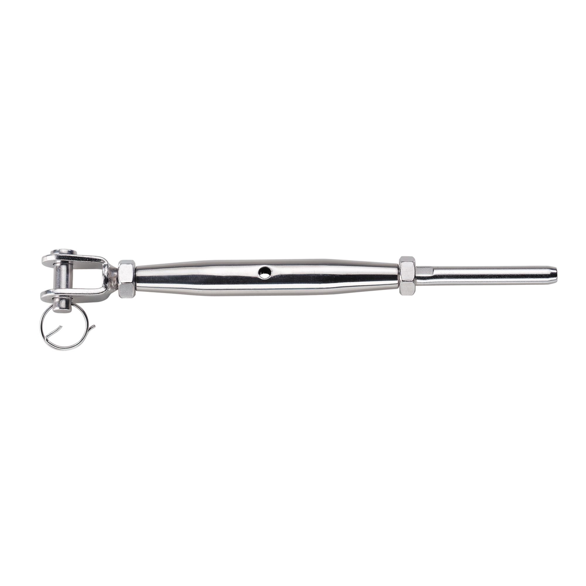 Wantenspanner 1 Gabel, 1 Gewindeterminal - Edelstahl Rostfrei