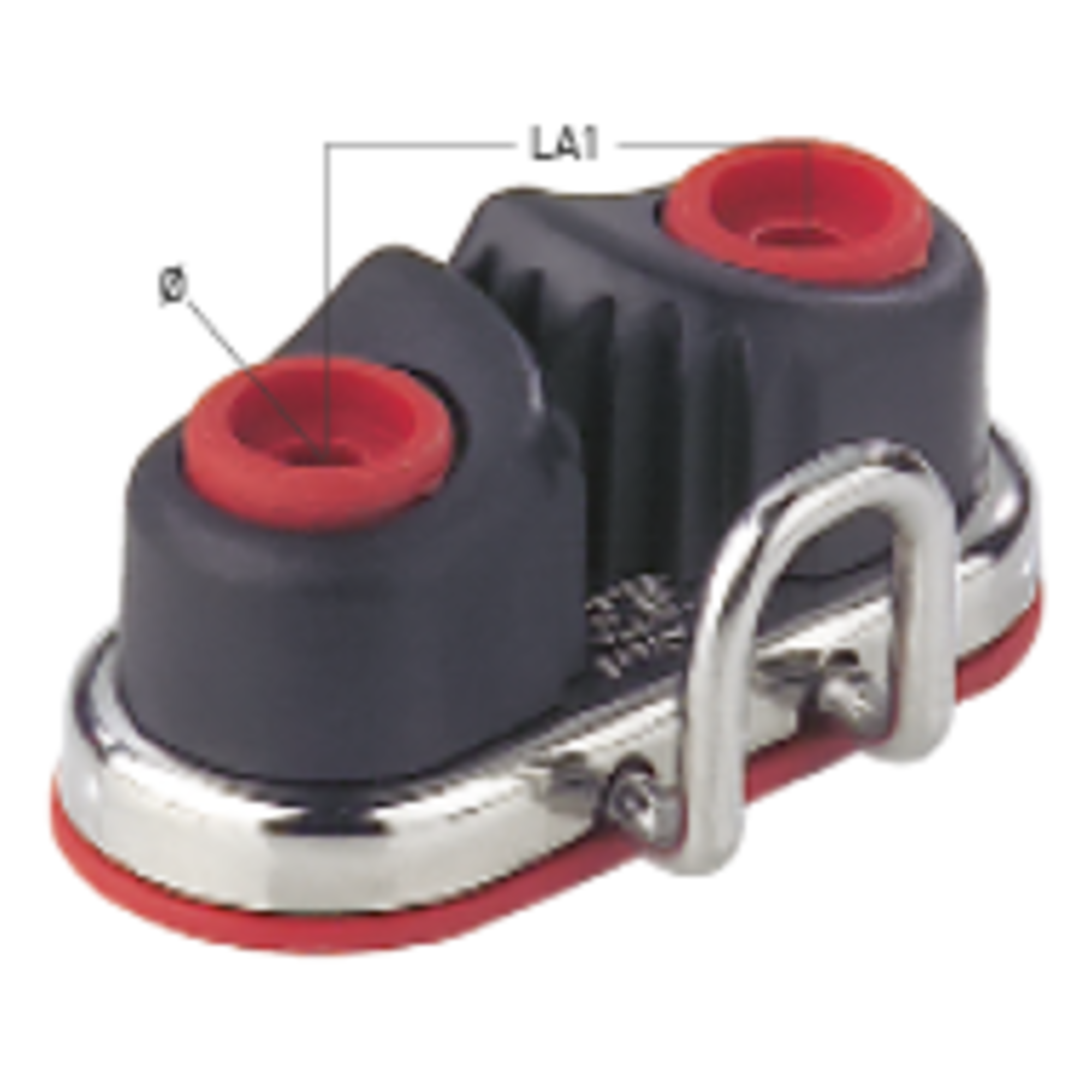 Camlan® Schotklemme Gleitlager 3-6 mm - Grundplatte