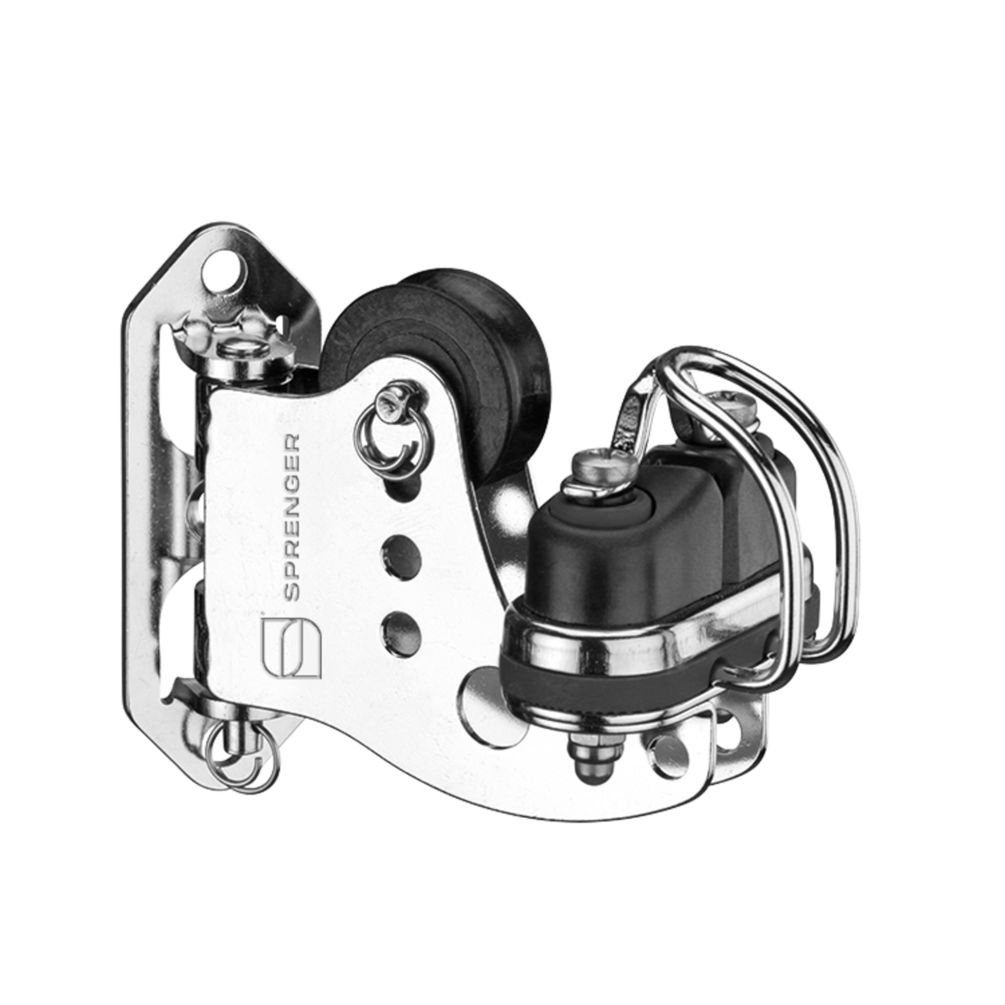 Mastblock Gleitlager 4-6 mm - 1 Rolle, Schotklemme